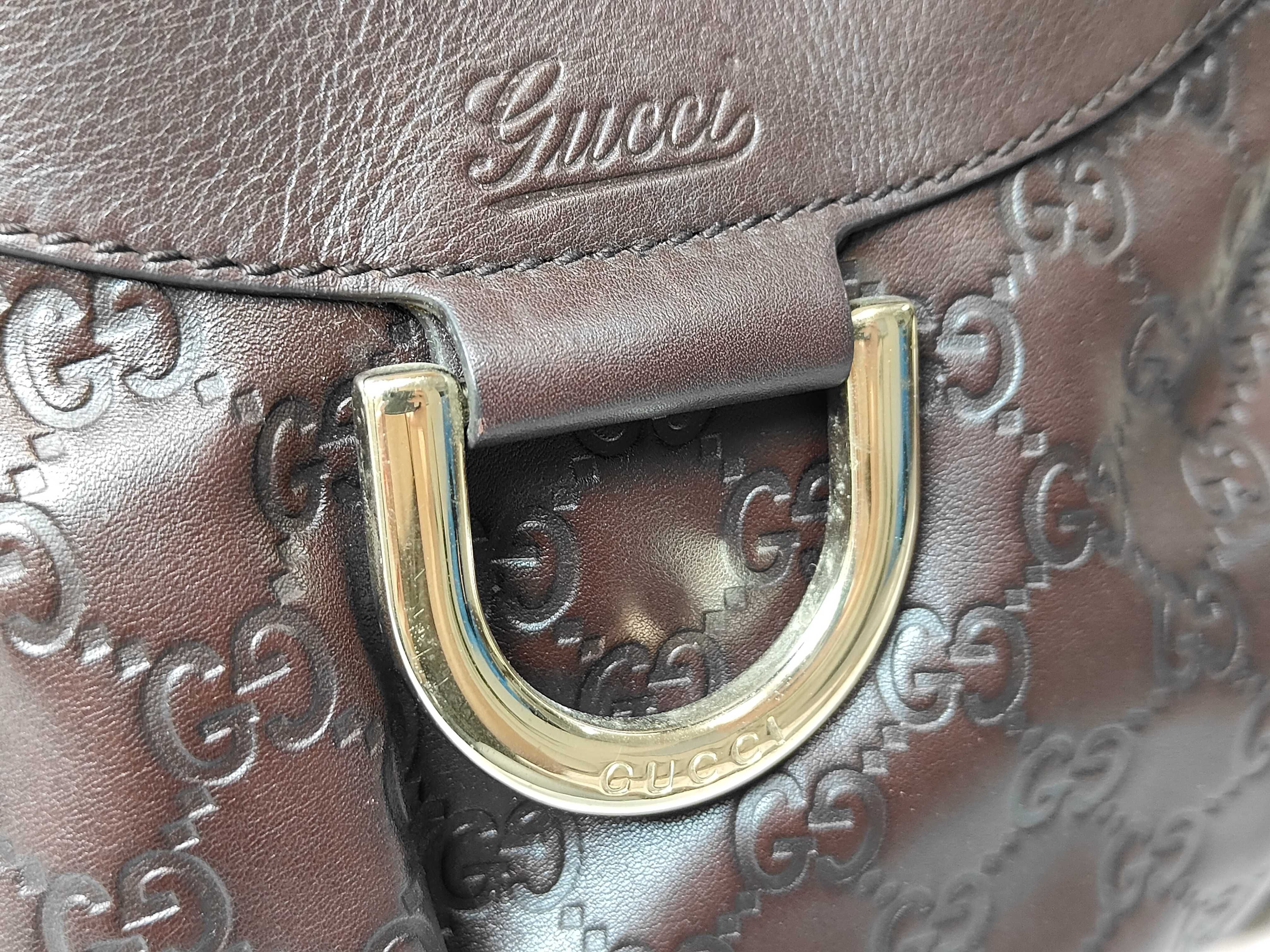 Guccissima GG One-Shoulder Bag (Brown) — view 13