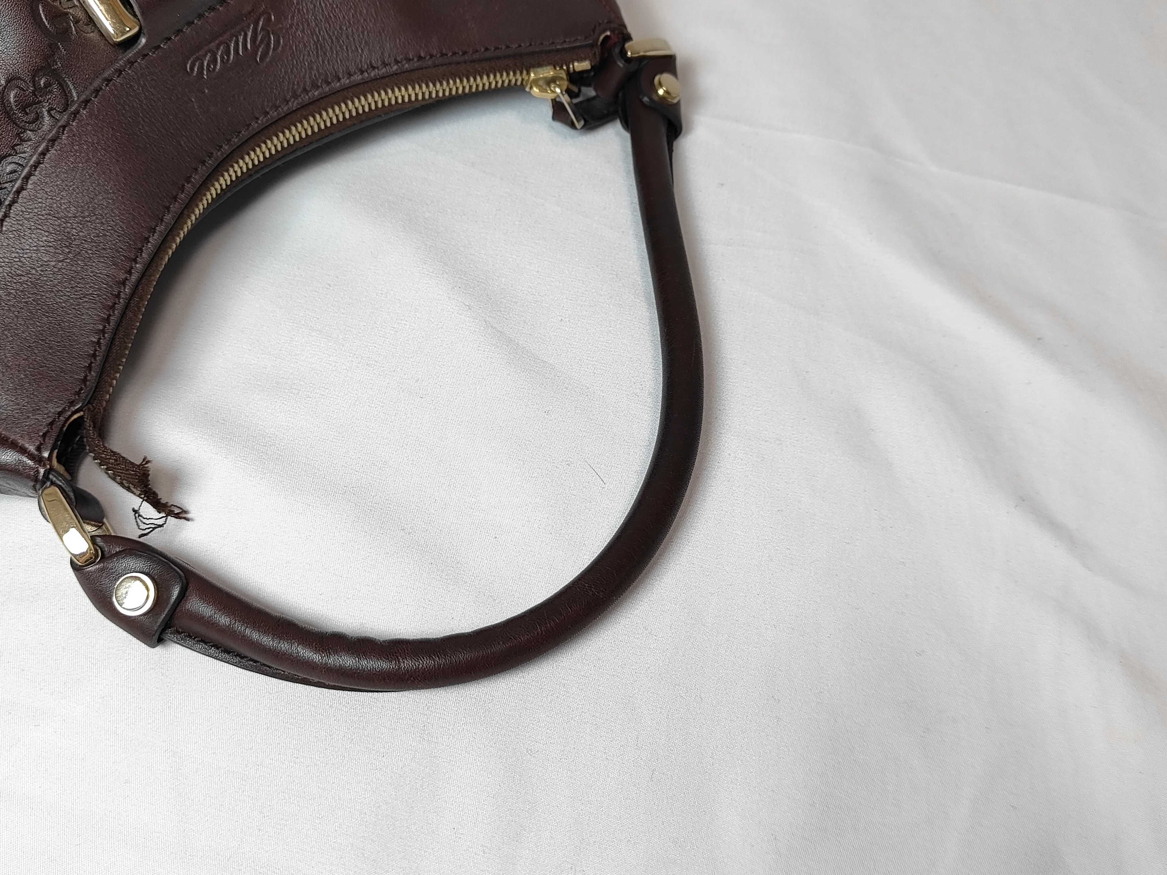 Guccissima GG One-Shoulder Bag (Brown) — view 3