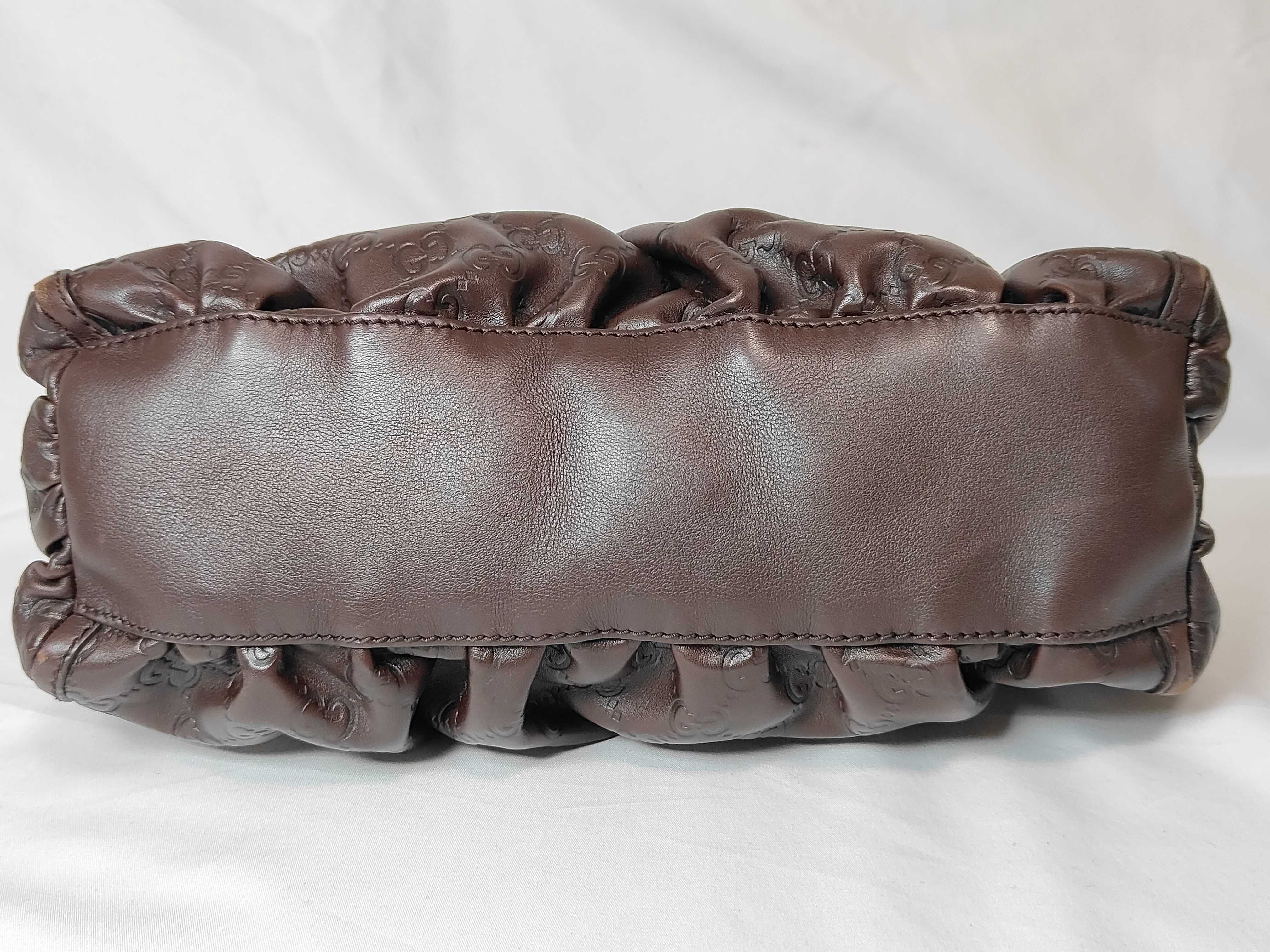 Guccissima GG One-Shoulder Bag (Brown) — view 7