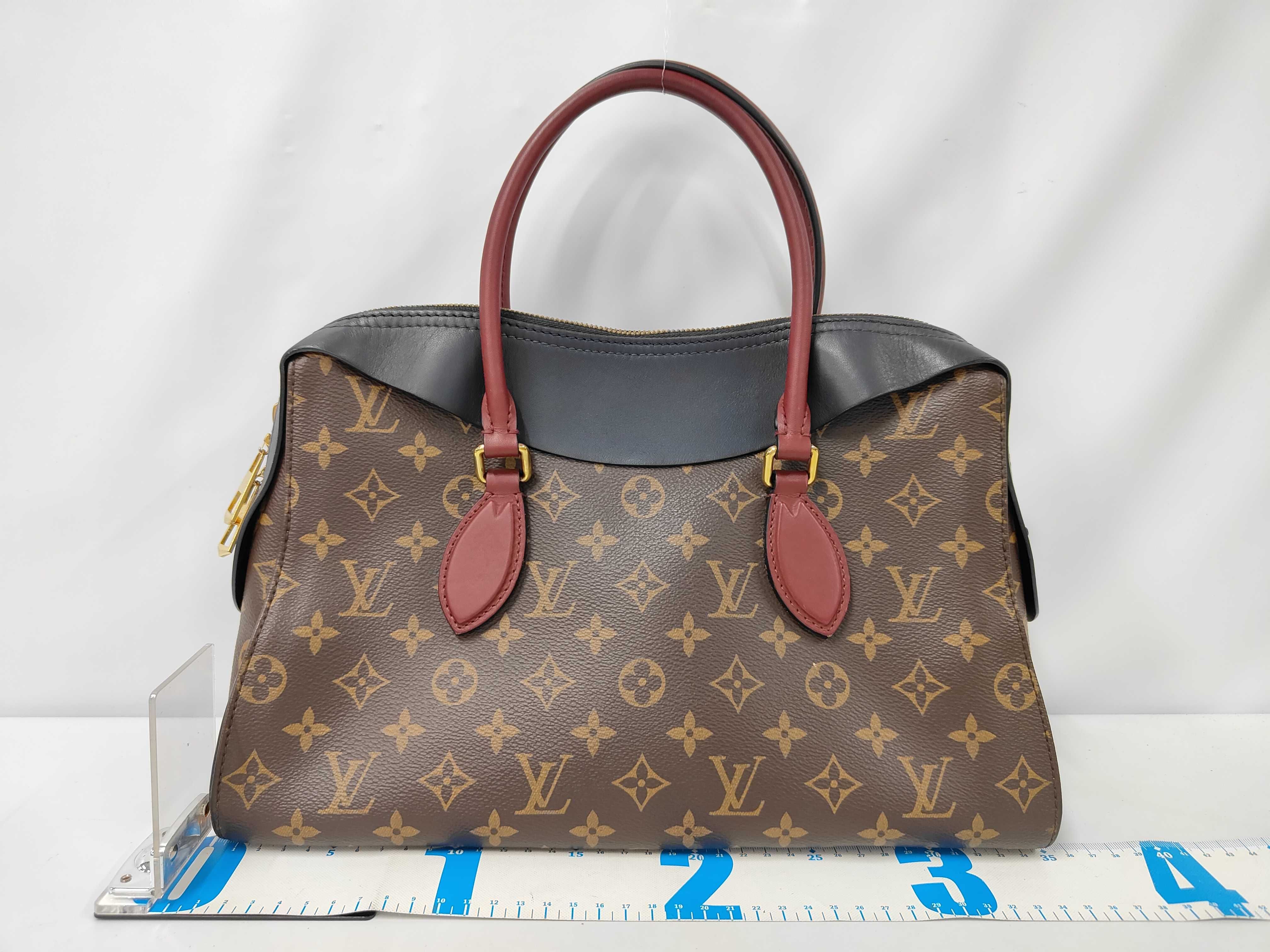 Monogram Tuileries Tote with IC Tag, Marine x Bordeaux, Gold Hardware, AA2118 Handbag — view 2