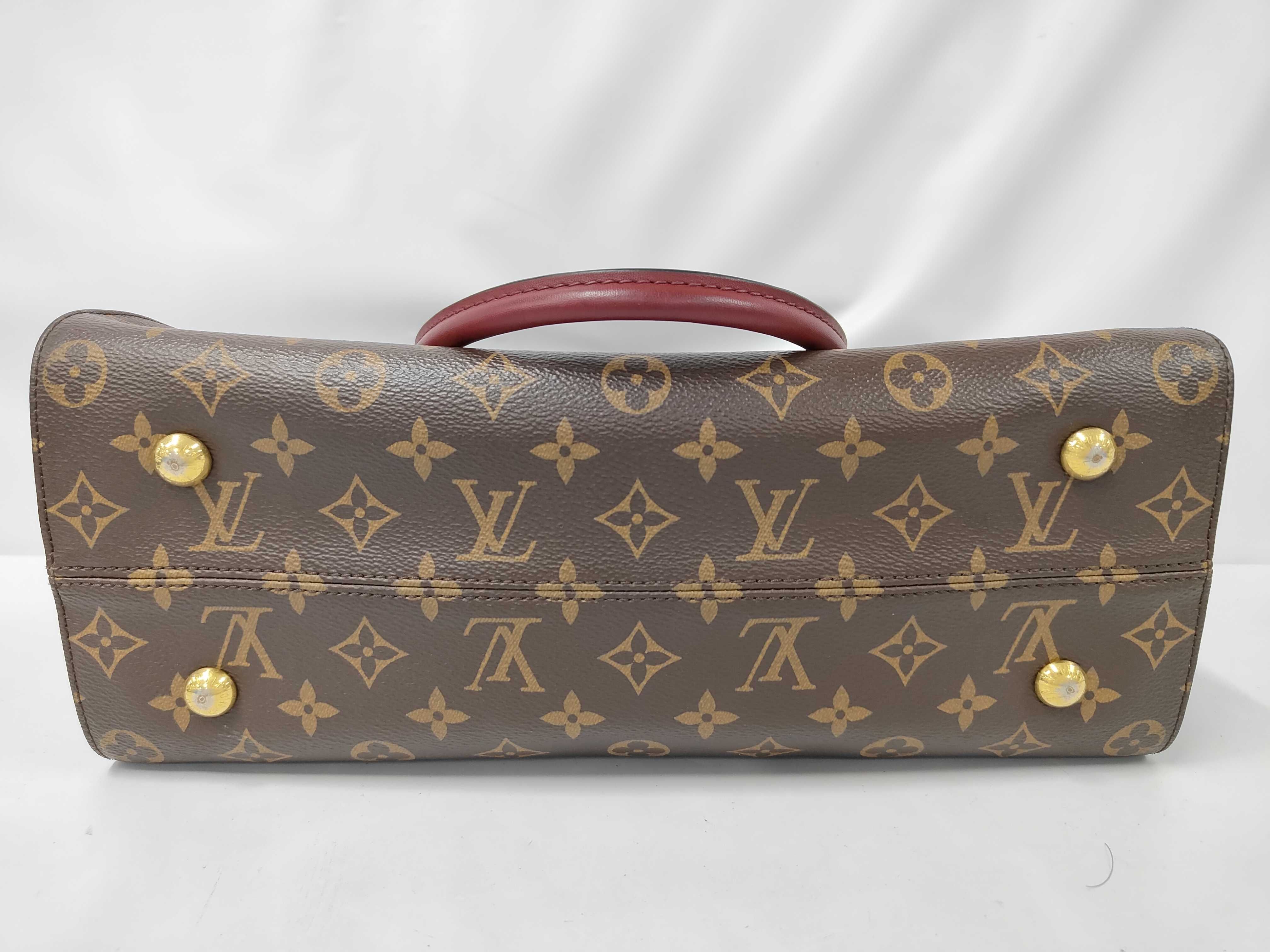 Monogram Tuileries Tote with IC Tag, Marine x Bordeaux, Gold Hardware, AA2118 Handbag — view 3