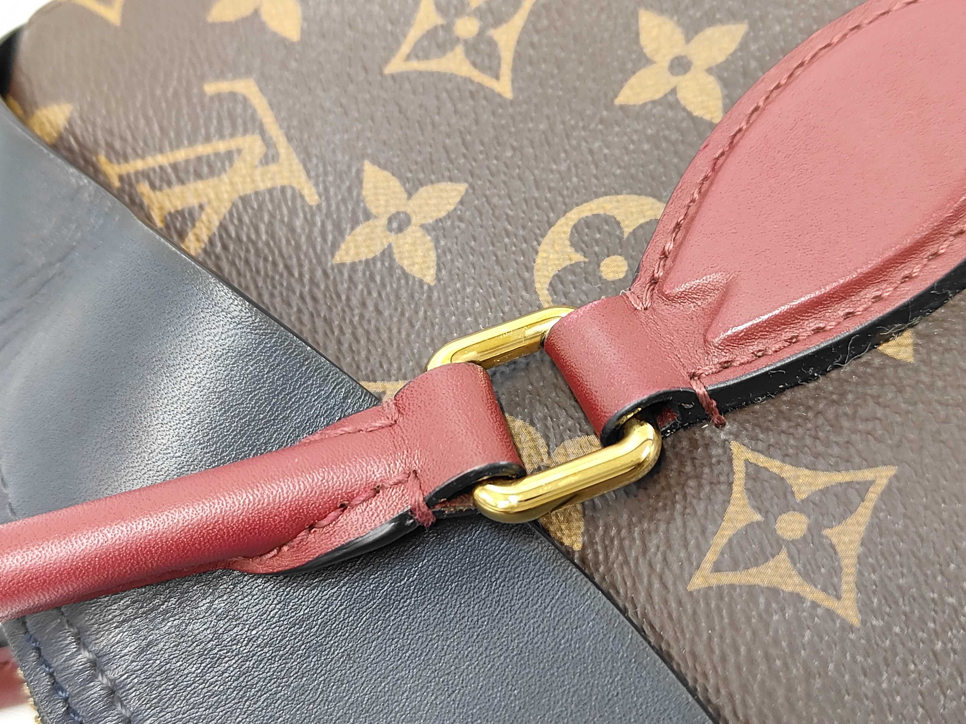 Monogram Tuileries Tote with IC Tag, Marine x Bordeaux, Gold Hardware, AA2118 Handbag — view 6