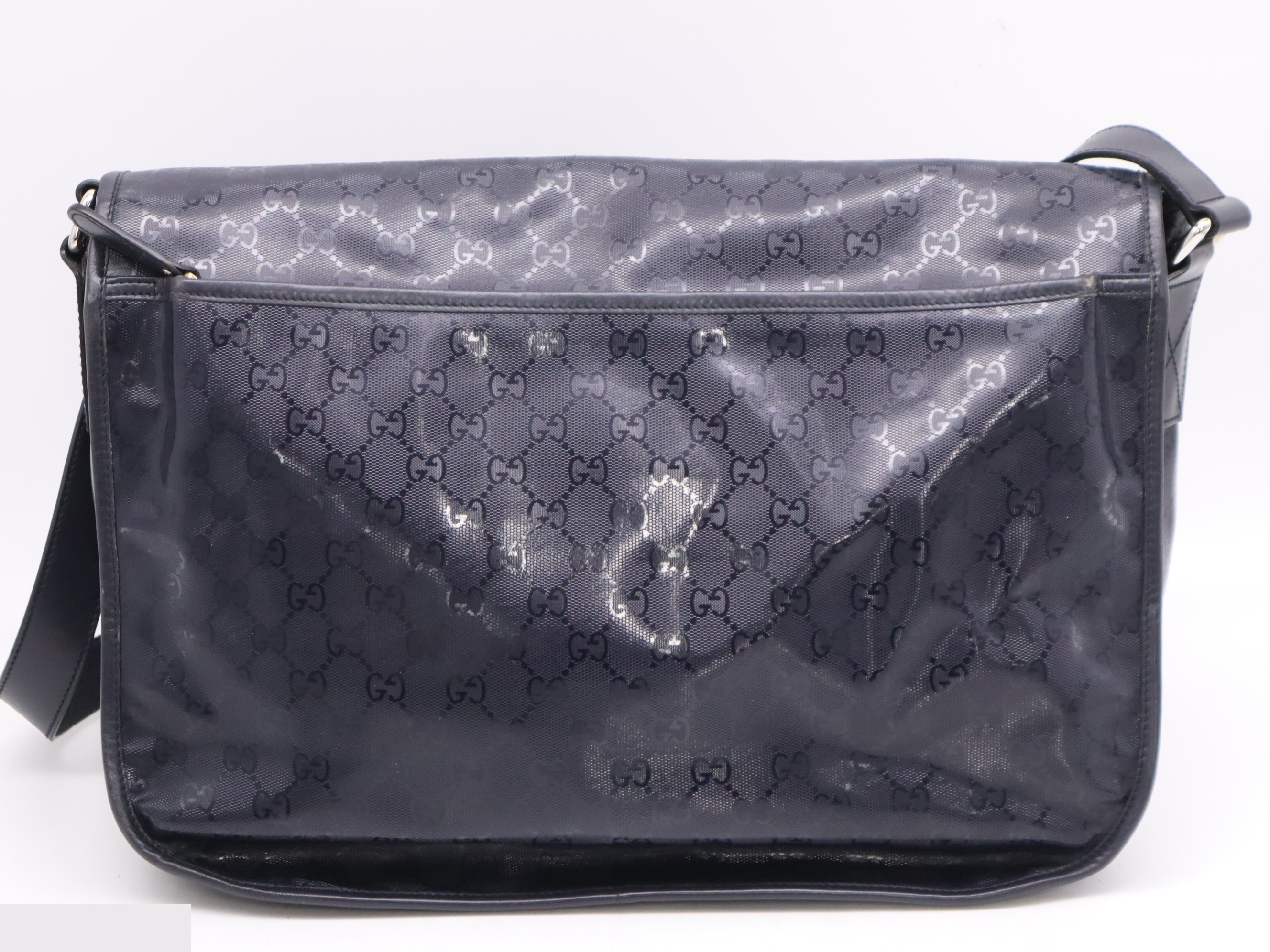 GG Implement Messenger Shoulder Bag Black with Storage Bag — view 2