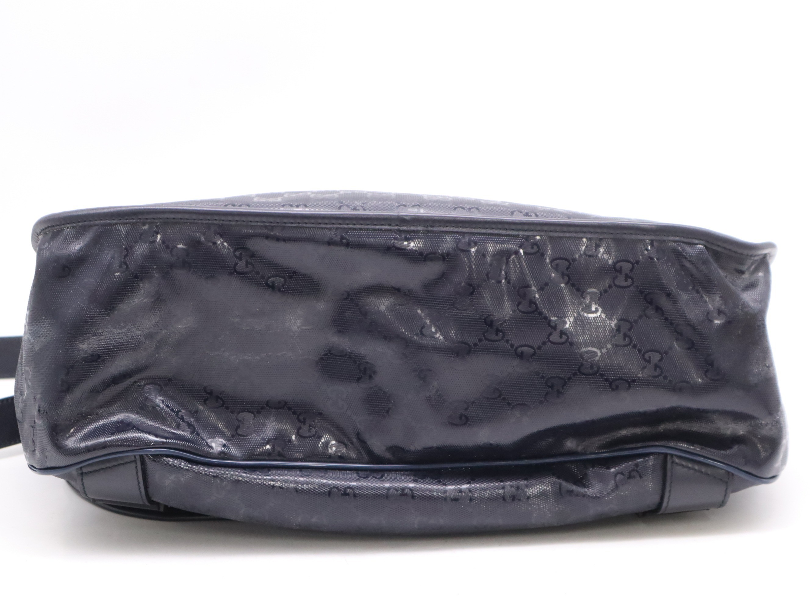 GG Implement Messenger Shoulder Bag Black with Storage Bag — view 4
