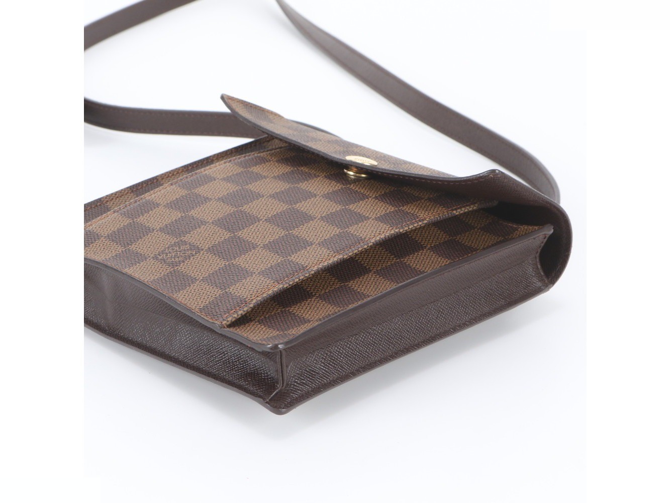 Damier Pimlico N45272 Leather Shoulder Bag (Crossbody) — view 4