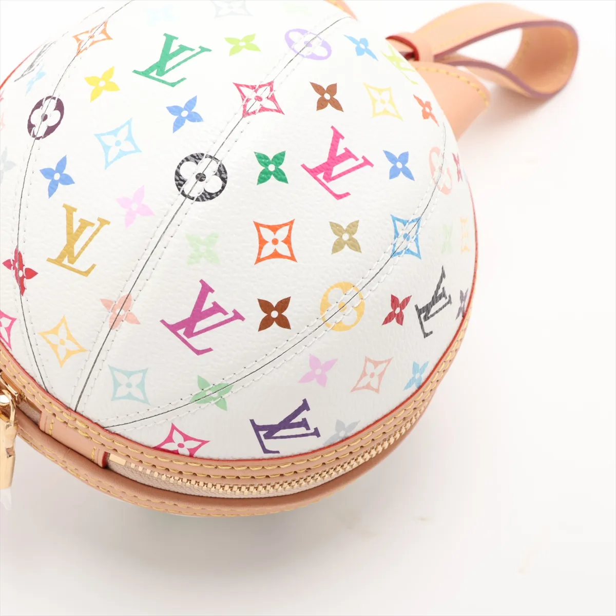 [Individually packaged] Louis Vuitton x Takashi Murakami Monogram Multicolor Rolling Clutch M13710 White (RFID responsive) — view 3