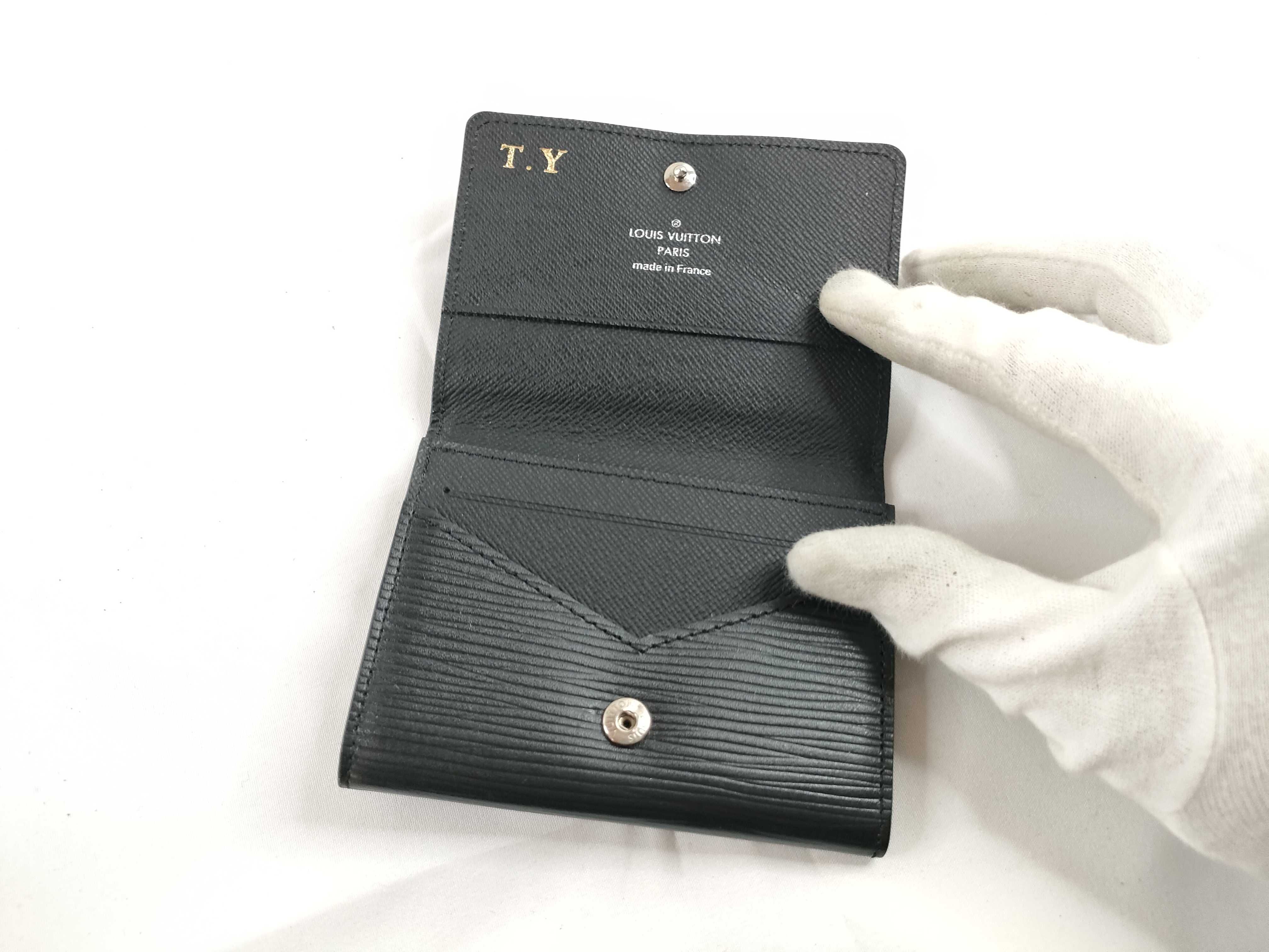 Epi LV Epi Enveloppe Carte de Visite M62292 Card Case — view 8