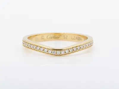 Ballerina ring, 750 rose gold, diamond, 2.5g, size #52