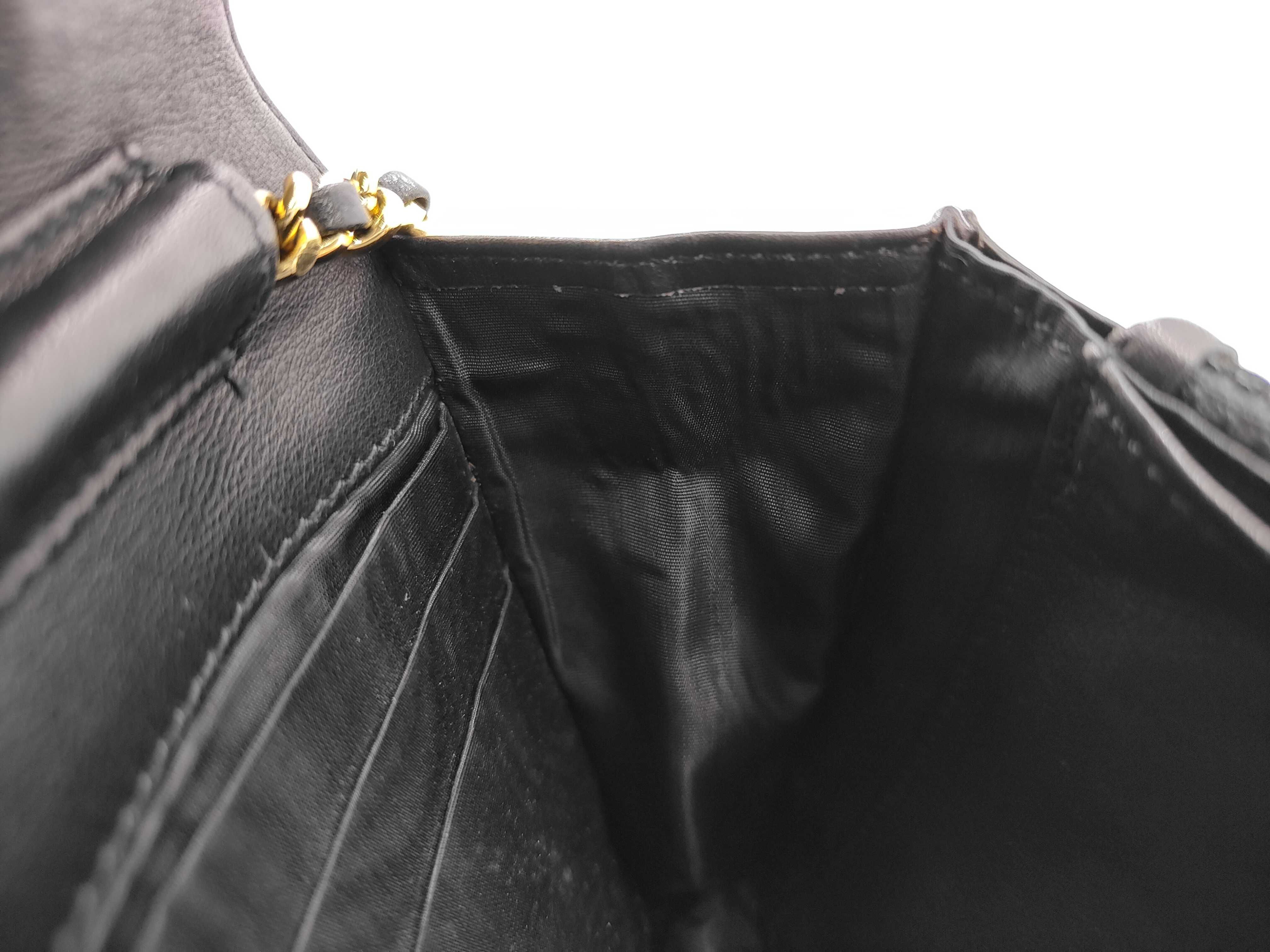 Caviar Skin Large Coco Chain Wallet — view 11