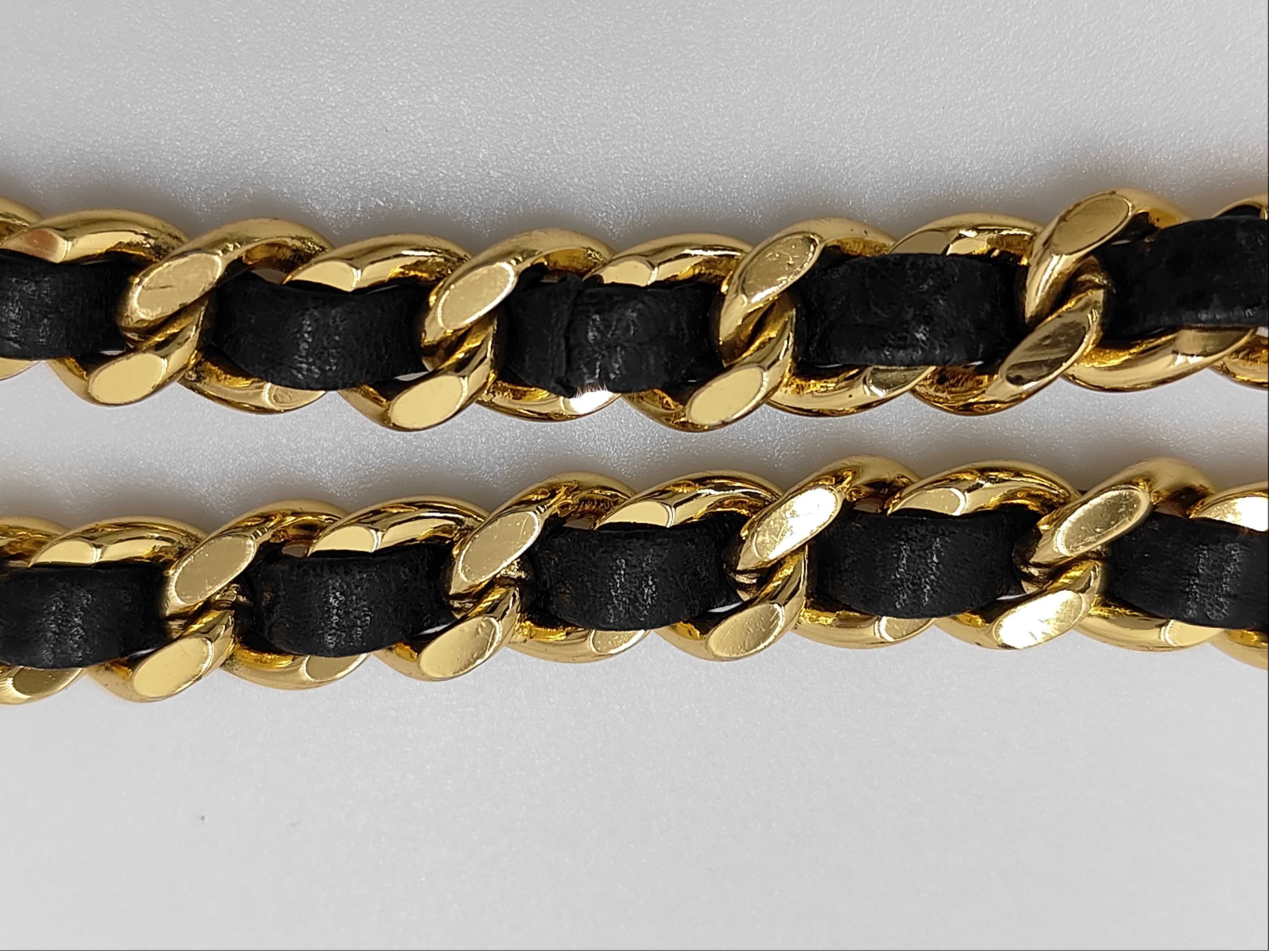 Caviar Skin Large Coco Chain Wallet — view 6