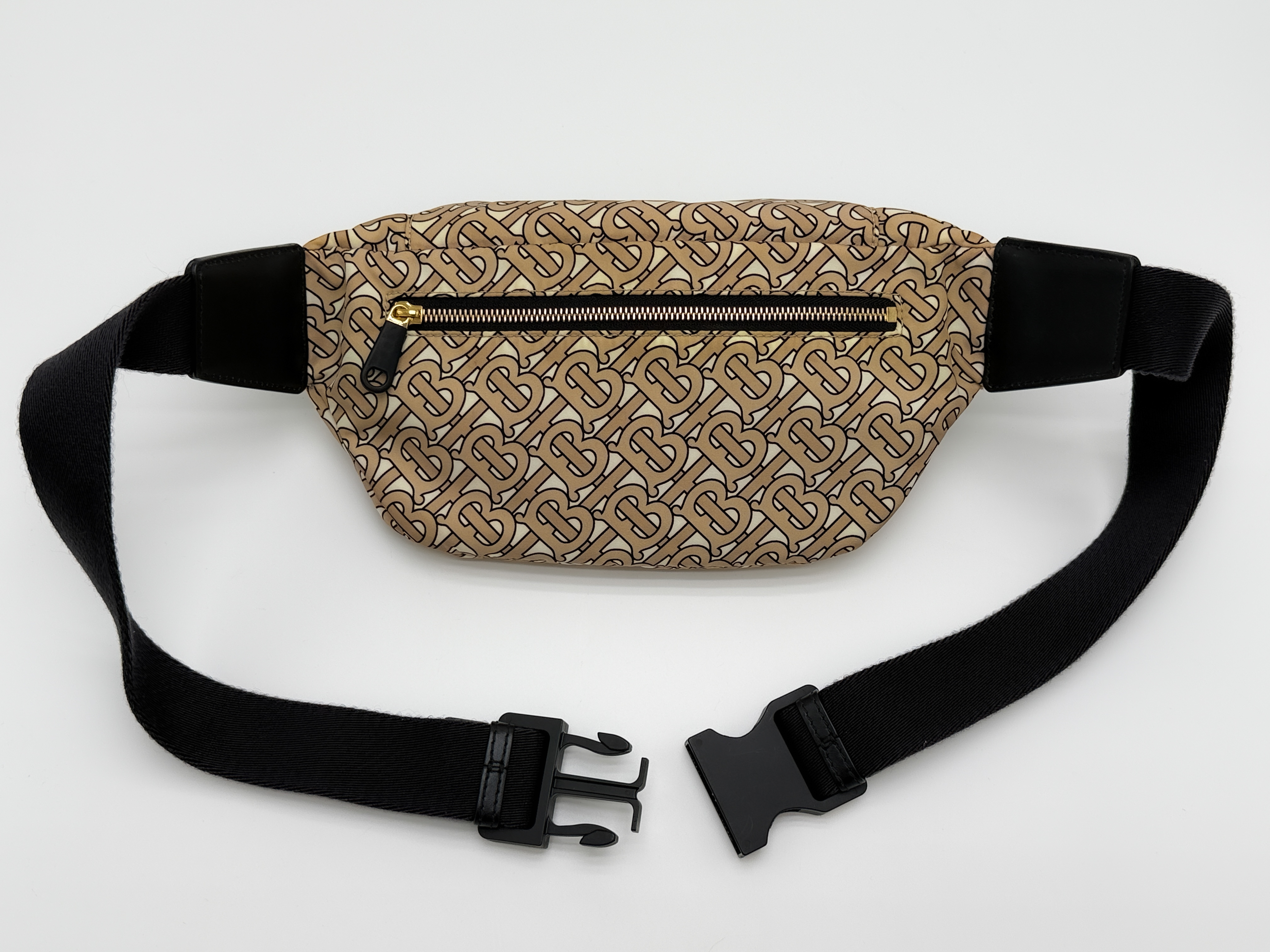 TB Monogram Sony Bum Bag Beige Waist Bag — view 3