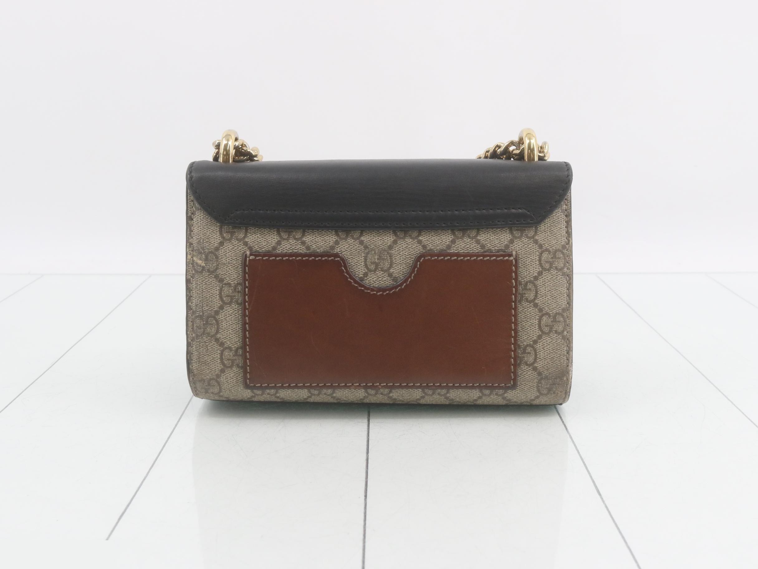 Padlock GG Supreme Chain Shoulder Bag — view 2