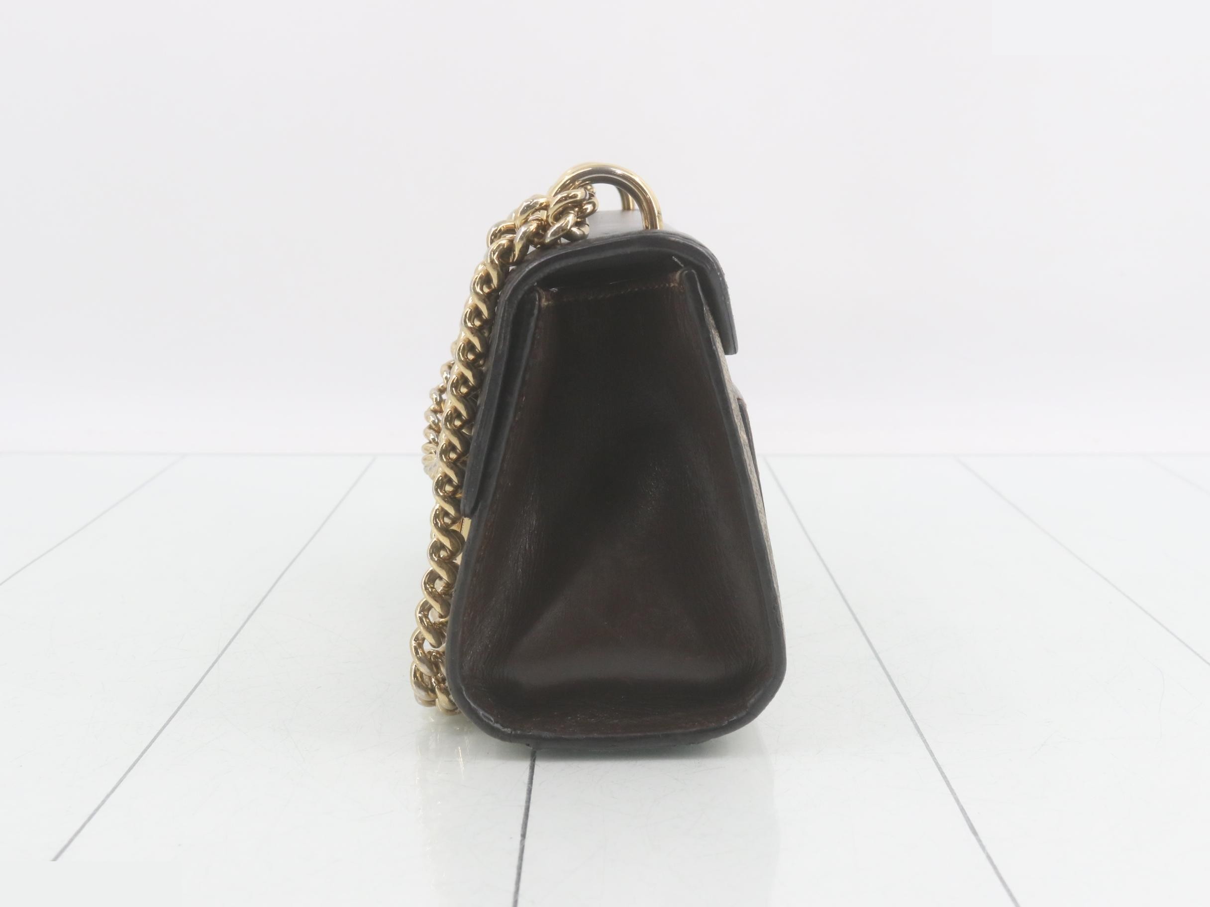 Padlock GG Supreme Chain Shoulder Bag — view 3