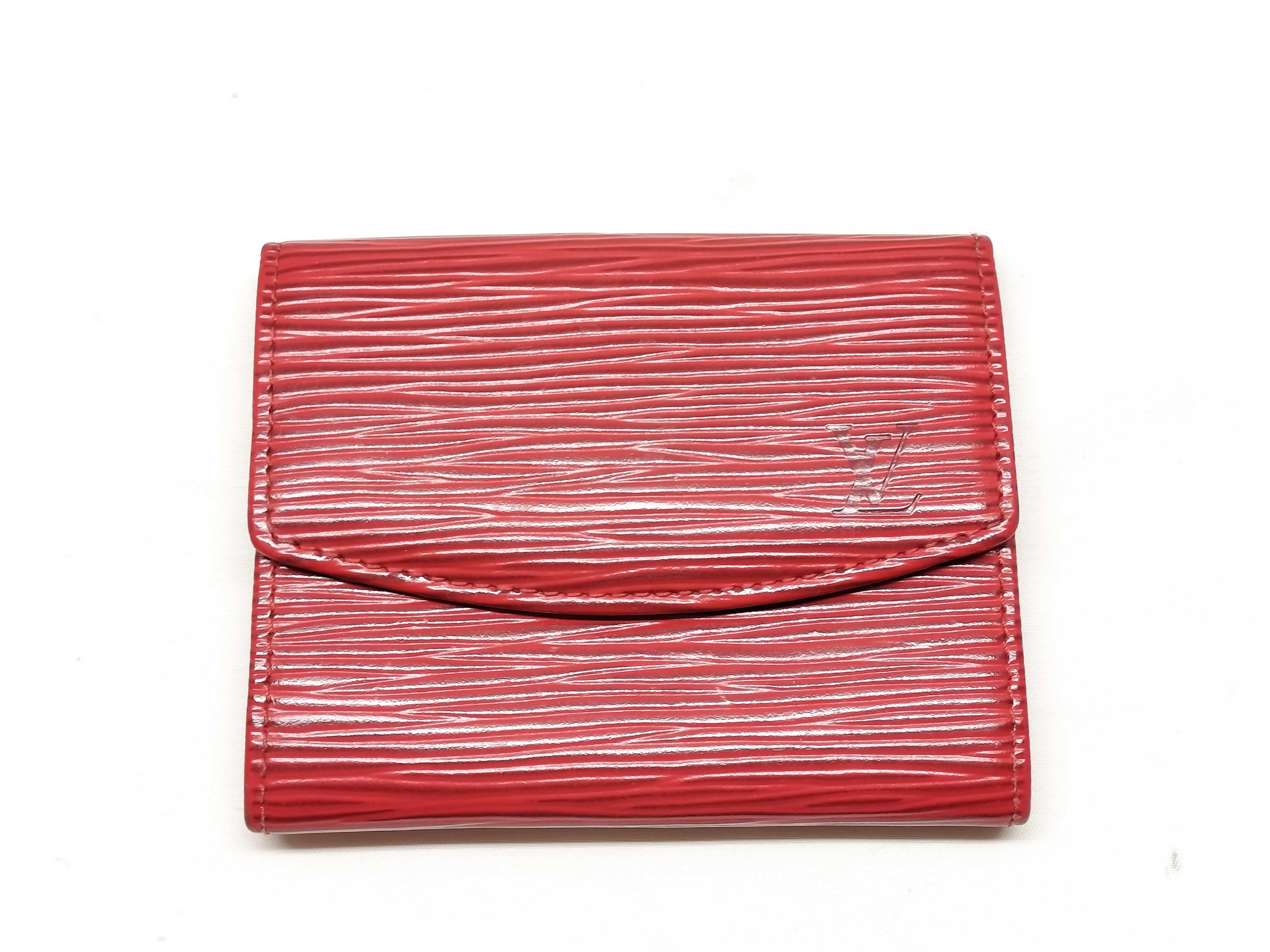 Epi Portemonnaie Simple Card Case (Card Case/Pass Case/Business Card Holder)