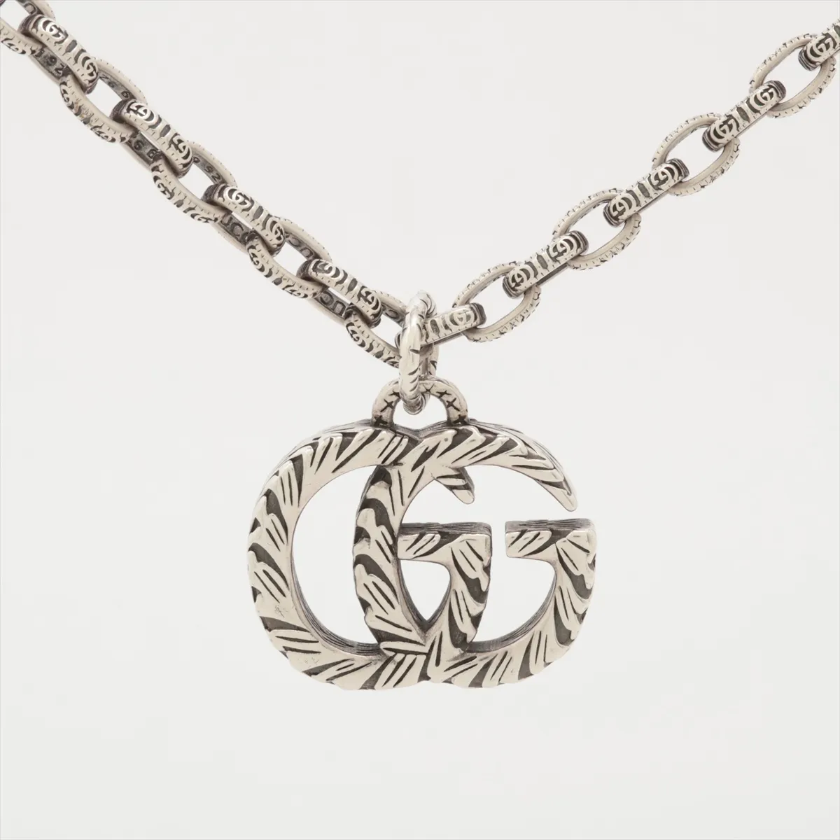 Interlocking G Necklace, 925 Sterling Silver, 50.8g,