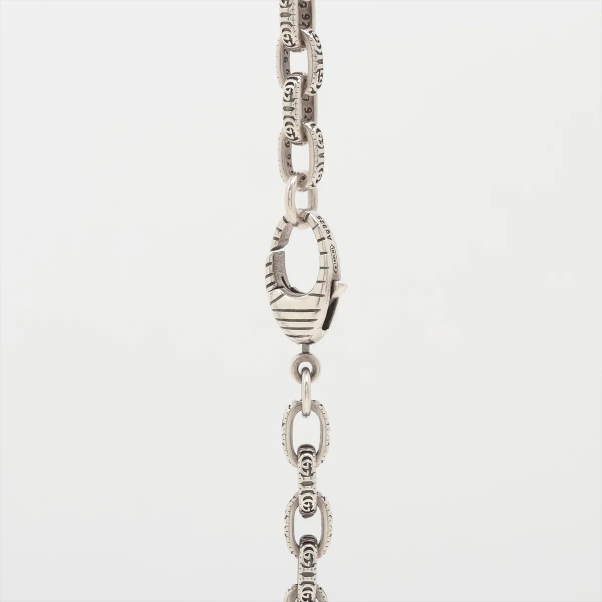 Interlocking G Necklace, 925 Sterling Silver, 50.8g, — view 3