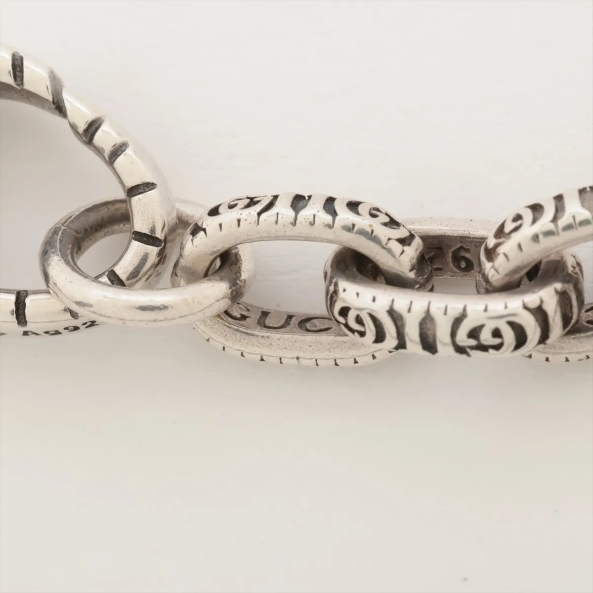 Interlocking G Necklace, 925 Sterling Silver, 50.8g, — view 4