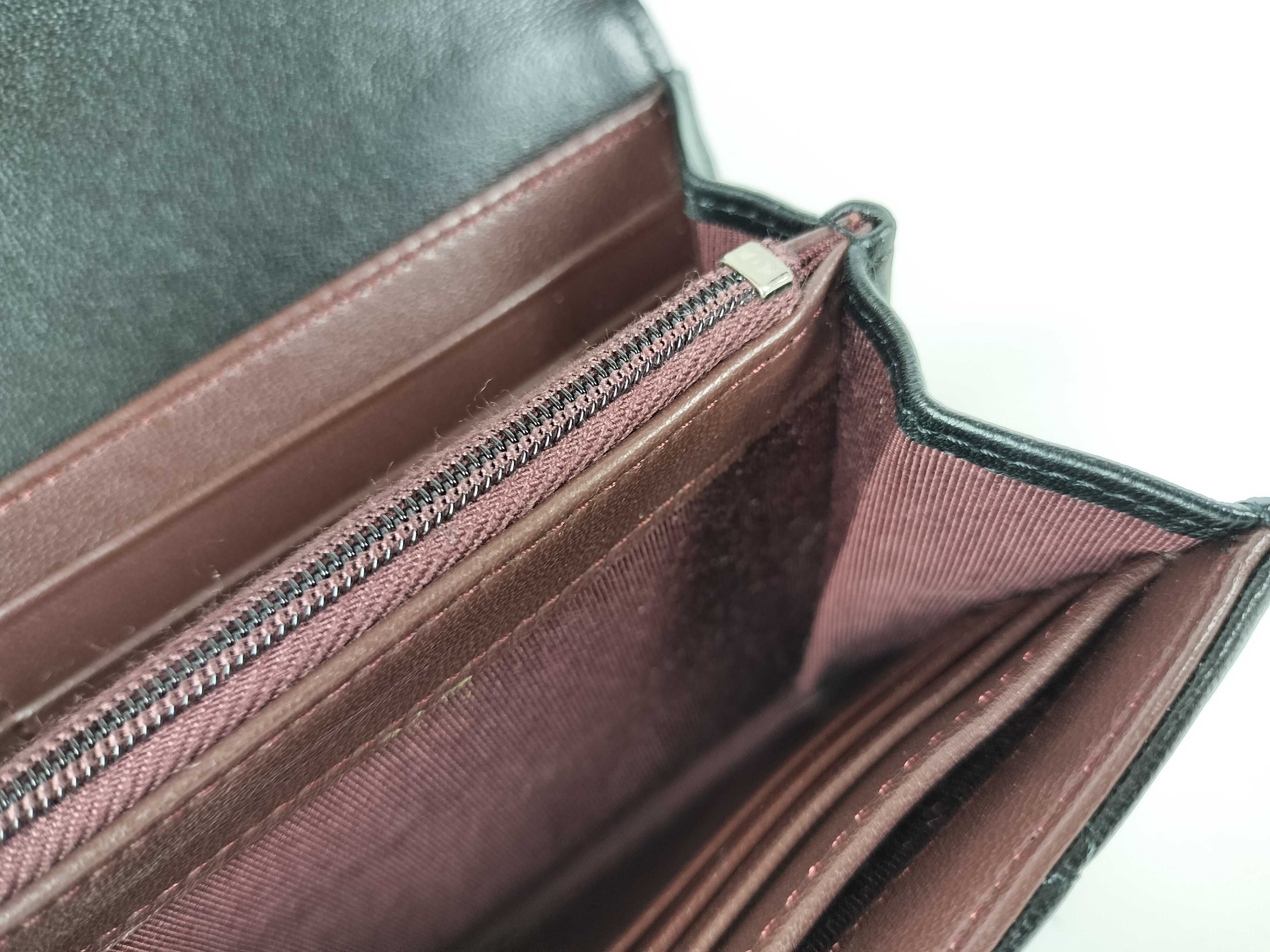 Lambskin Matelassé Flap Long Wallet — view 12