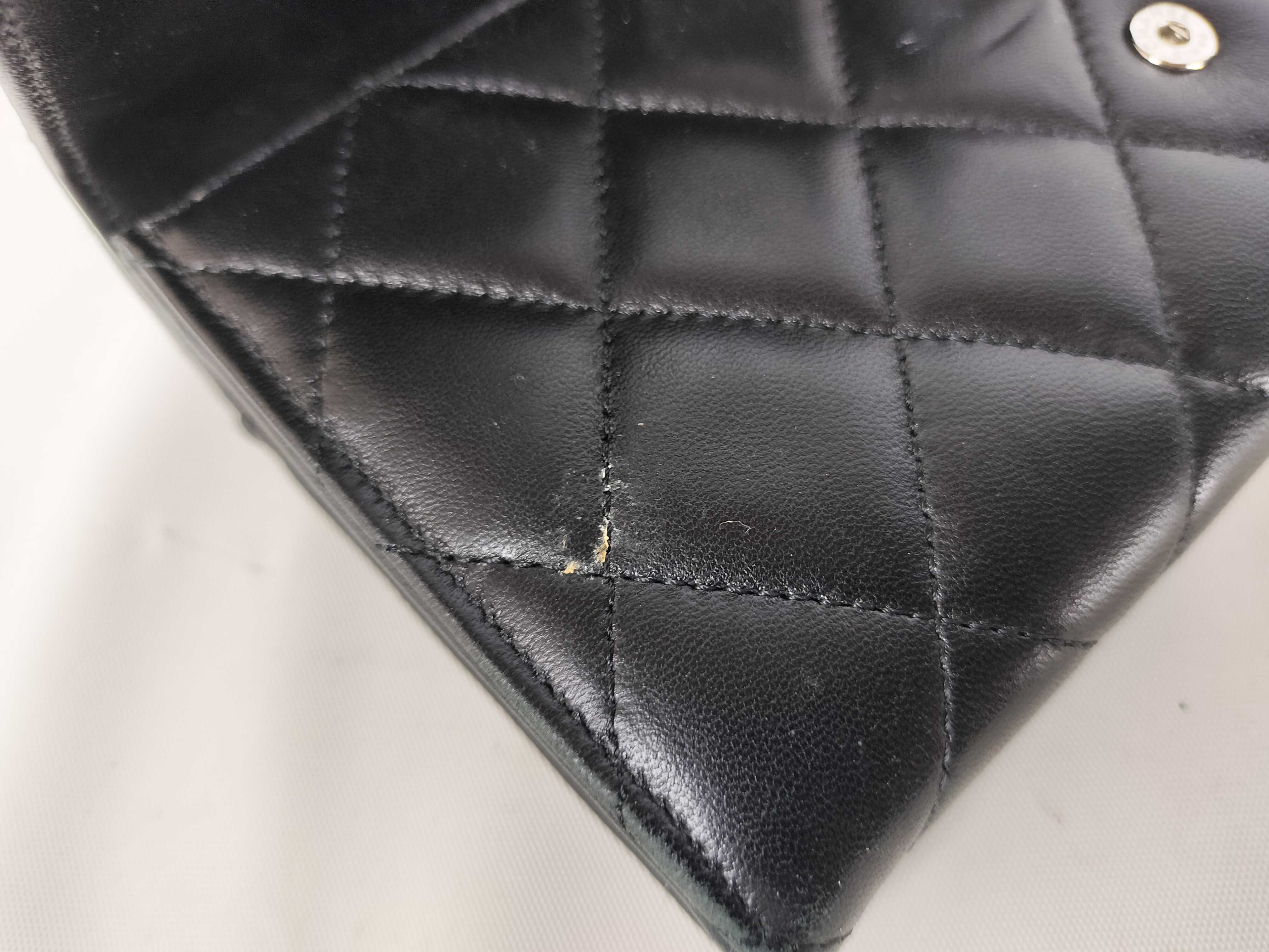 Lambskin Matelassé Flap Long Wallet — view 13