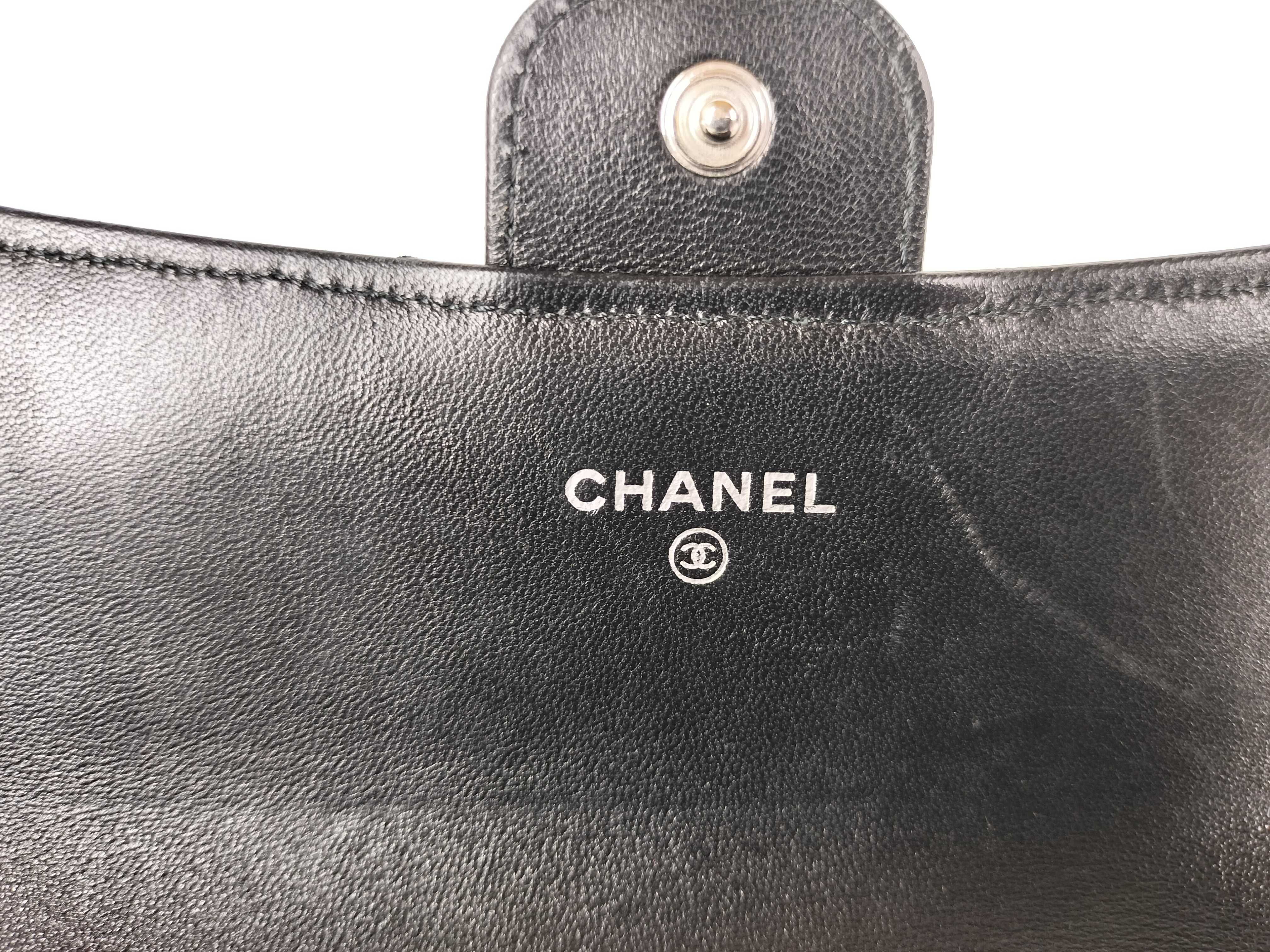 Lambskin Matelassé Flap Long Wallet — view 7