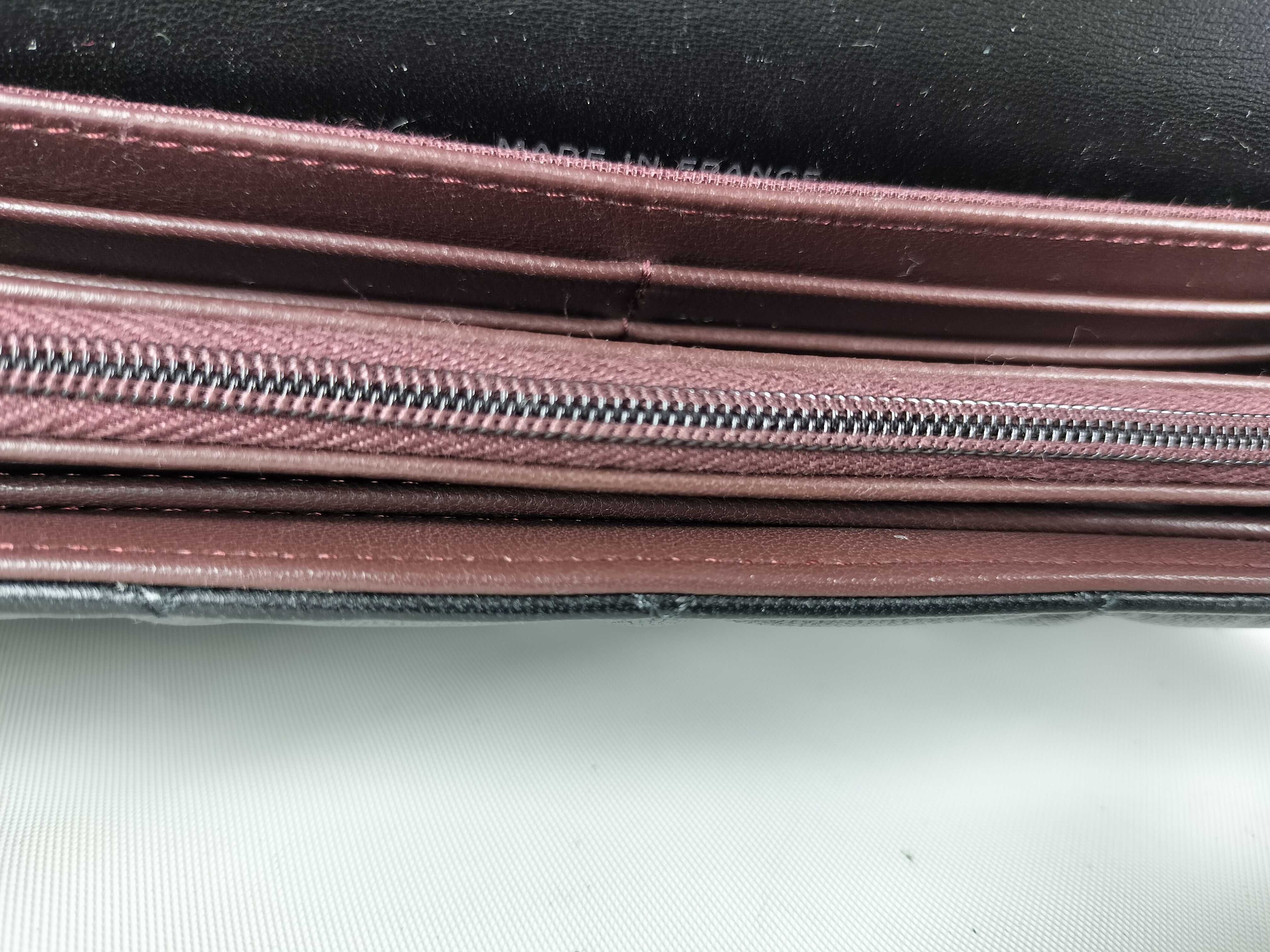 Lambskin Matelassé Flap Long Wallet — view 9