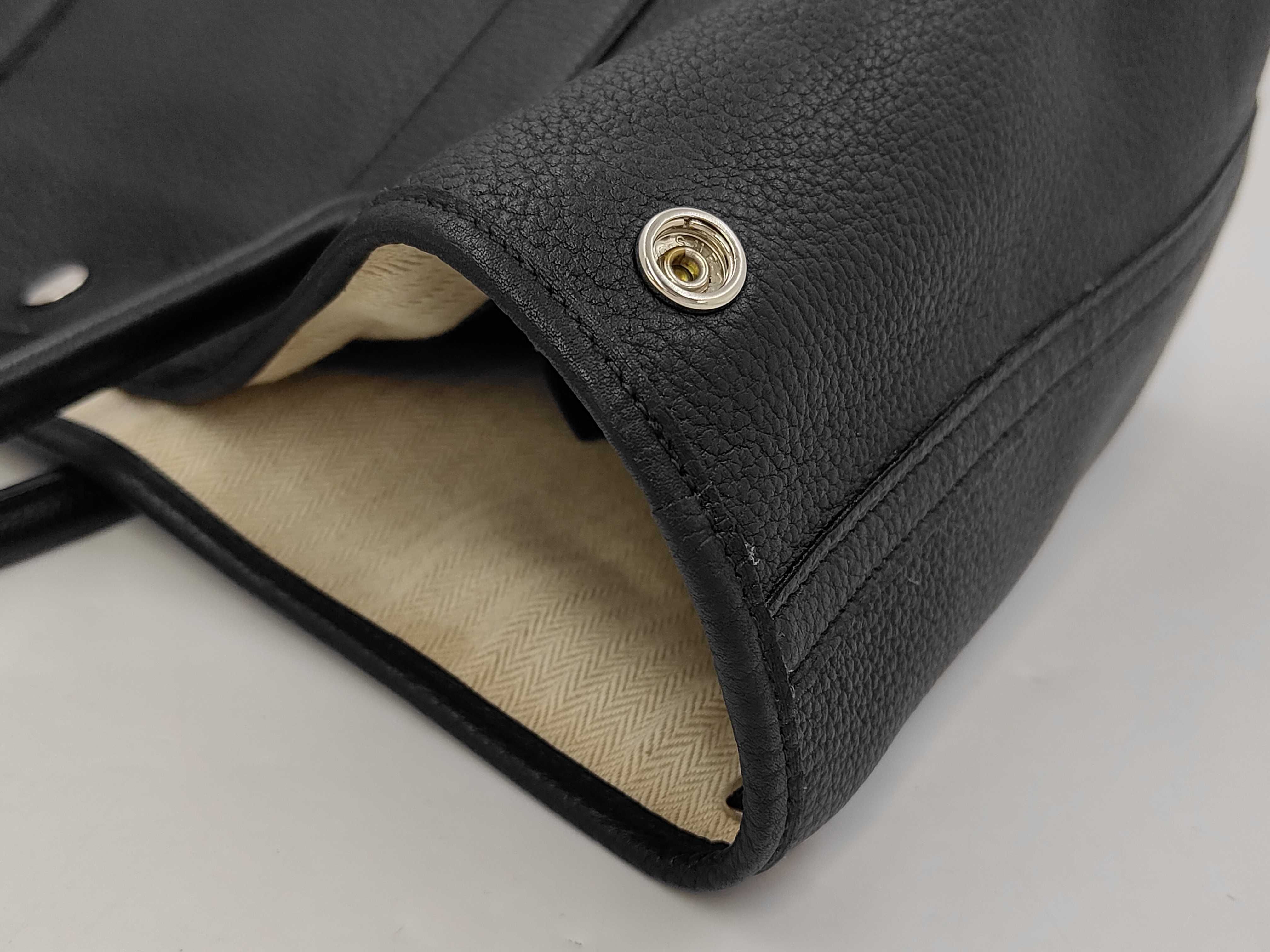 Garden Party 36 Negonda M stamp Tote Bag Black Tote Bag — view 11