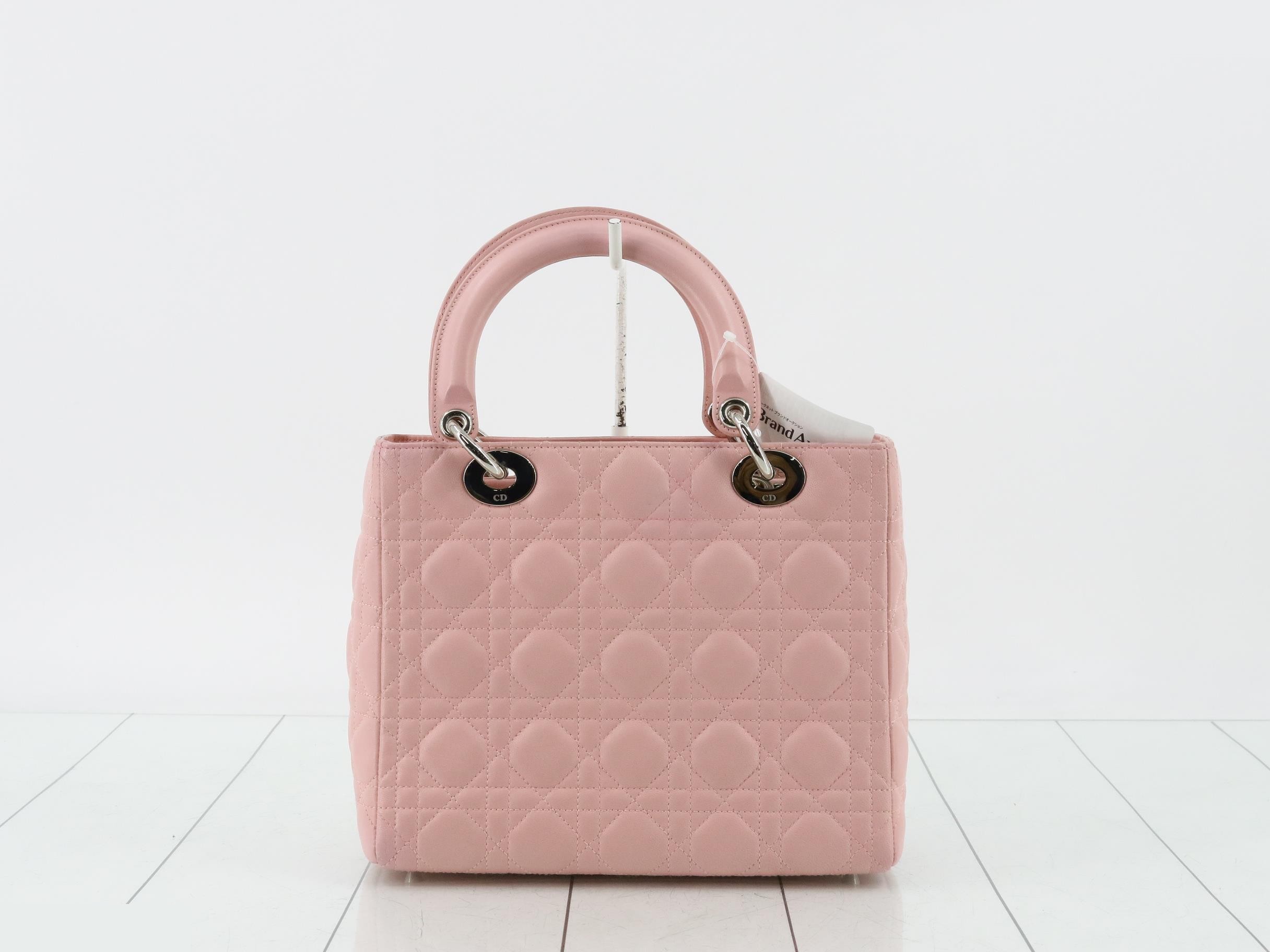 Lady Dior Cannage Lambskin 2-Way Handbag — view 2