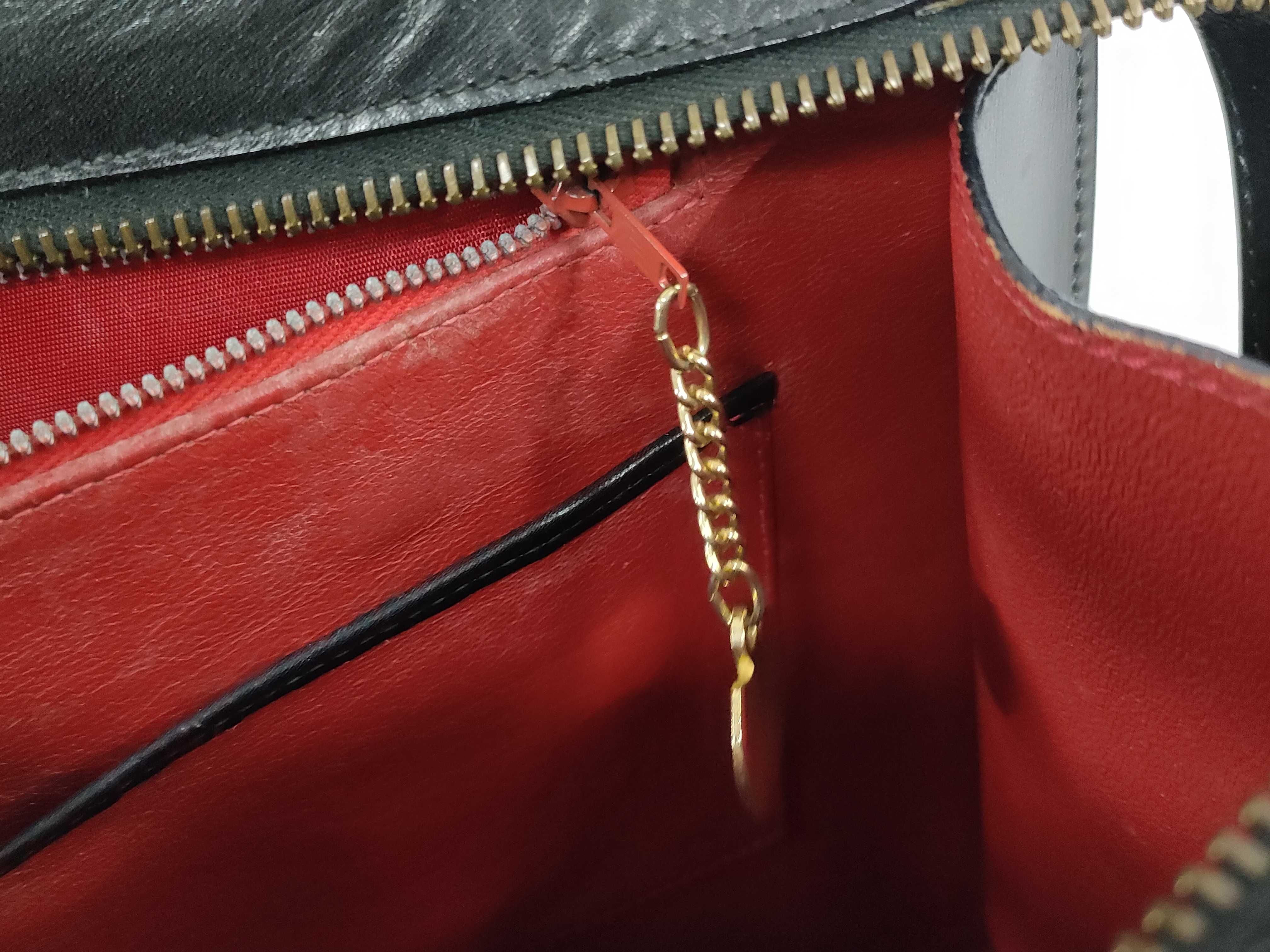 handbag, leather, black, Old Celine handbag — view 13