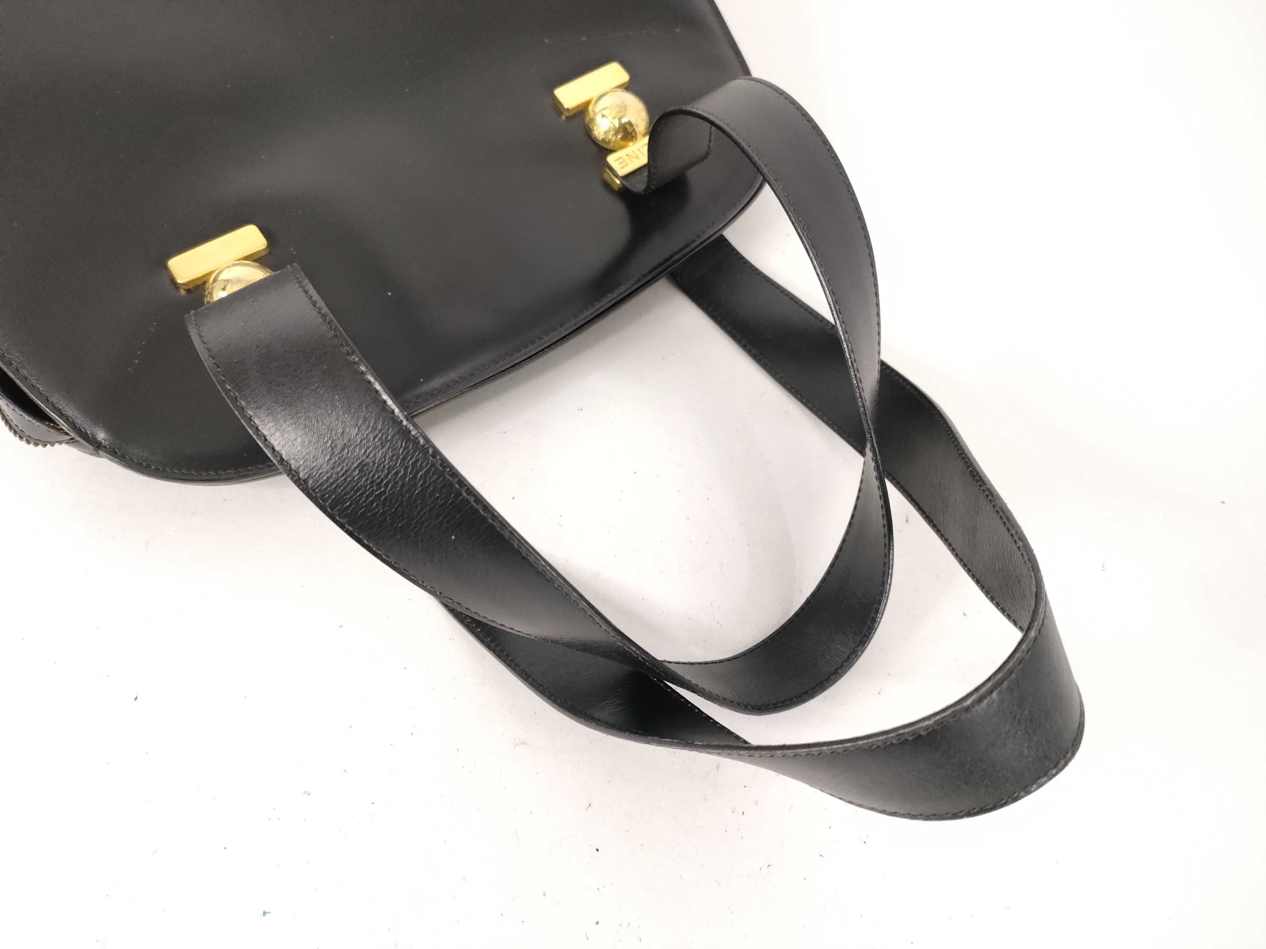 handbag, leather, black, Old Celine handbag — view 3