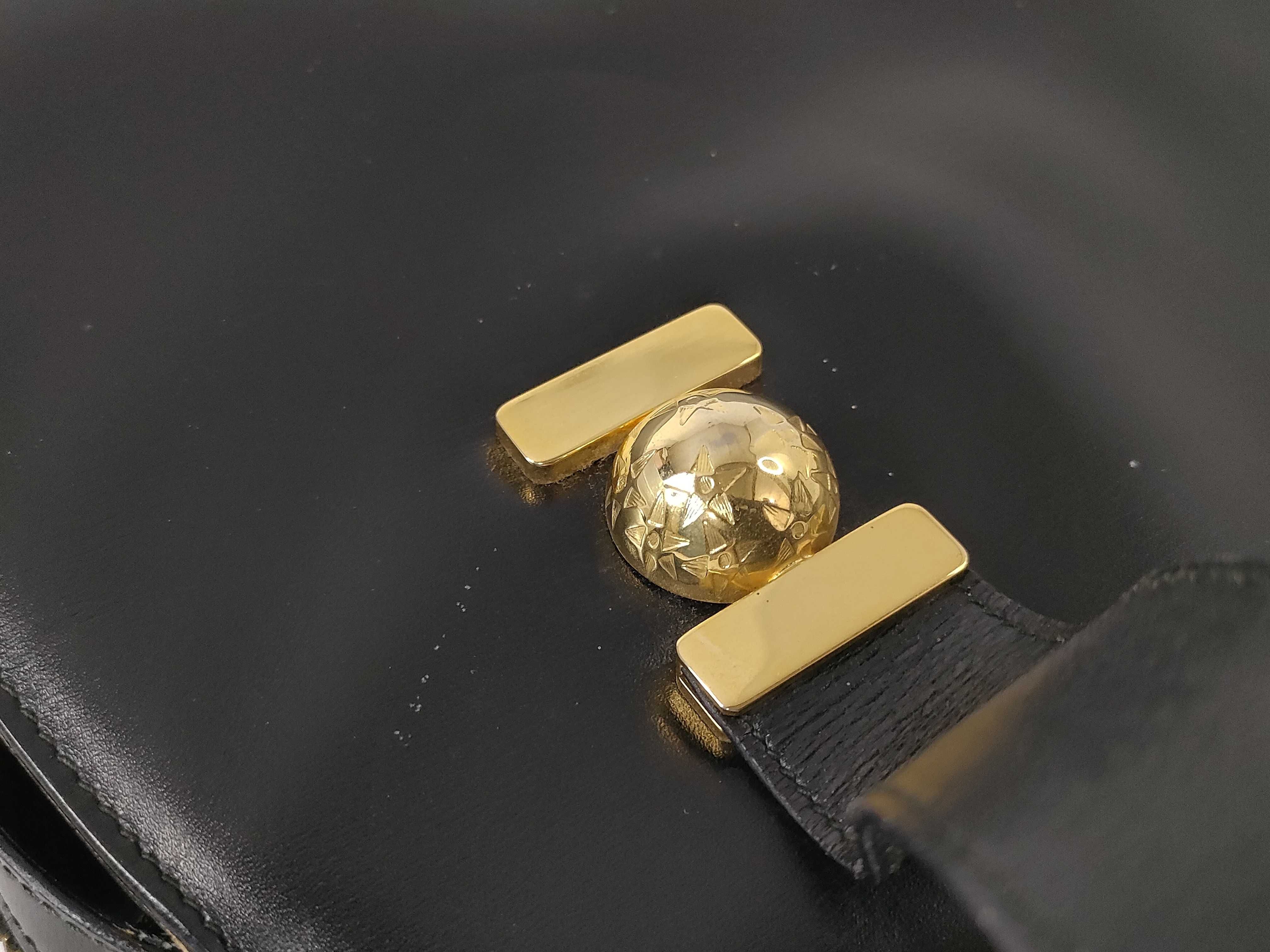 handbag, leather, black, Old Celine handbag — view 5