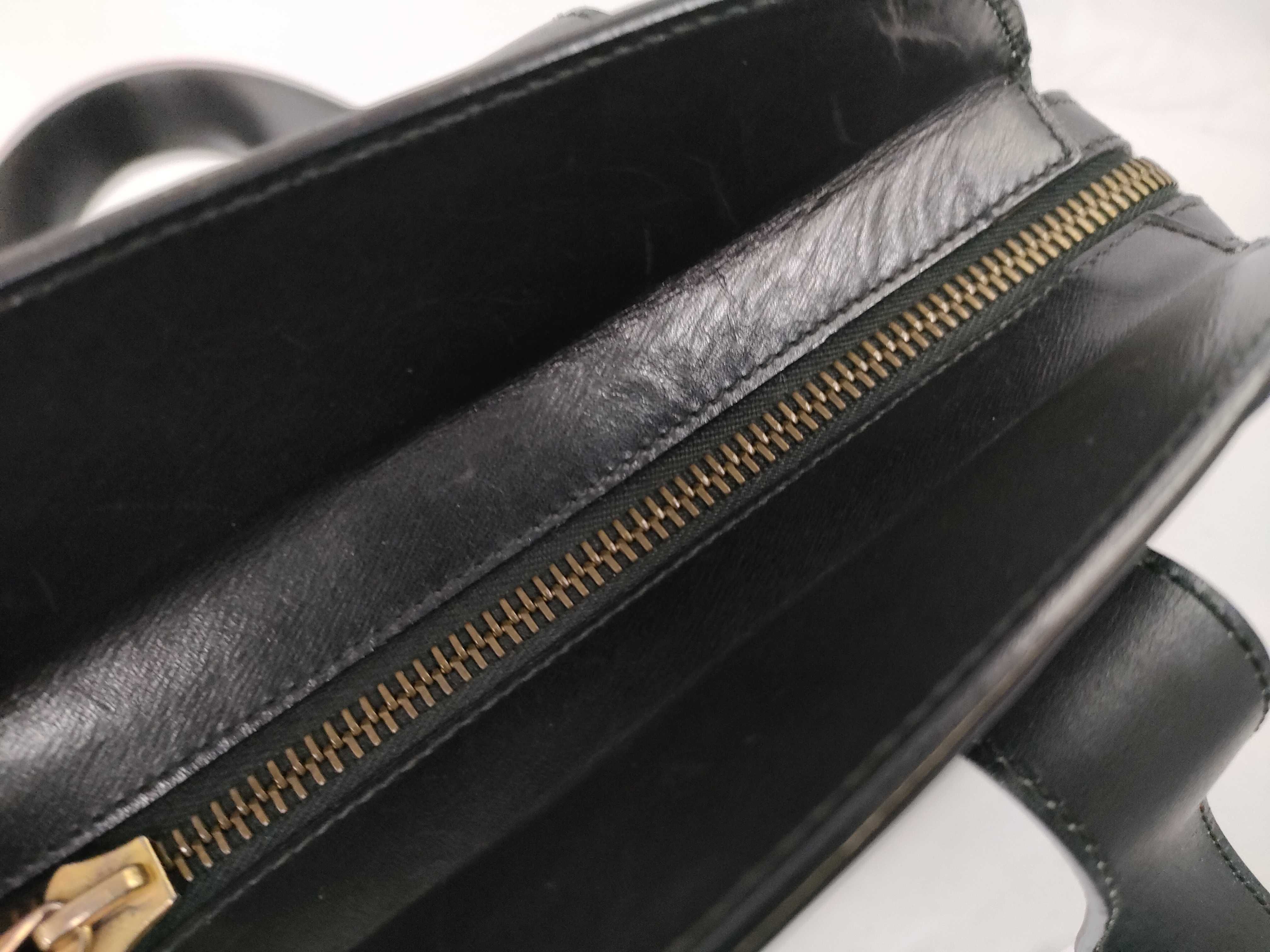handbag, leather, black, Old Celine handbag — view 8