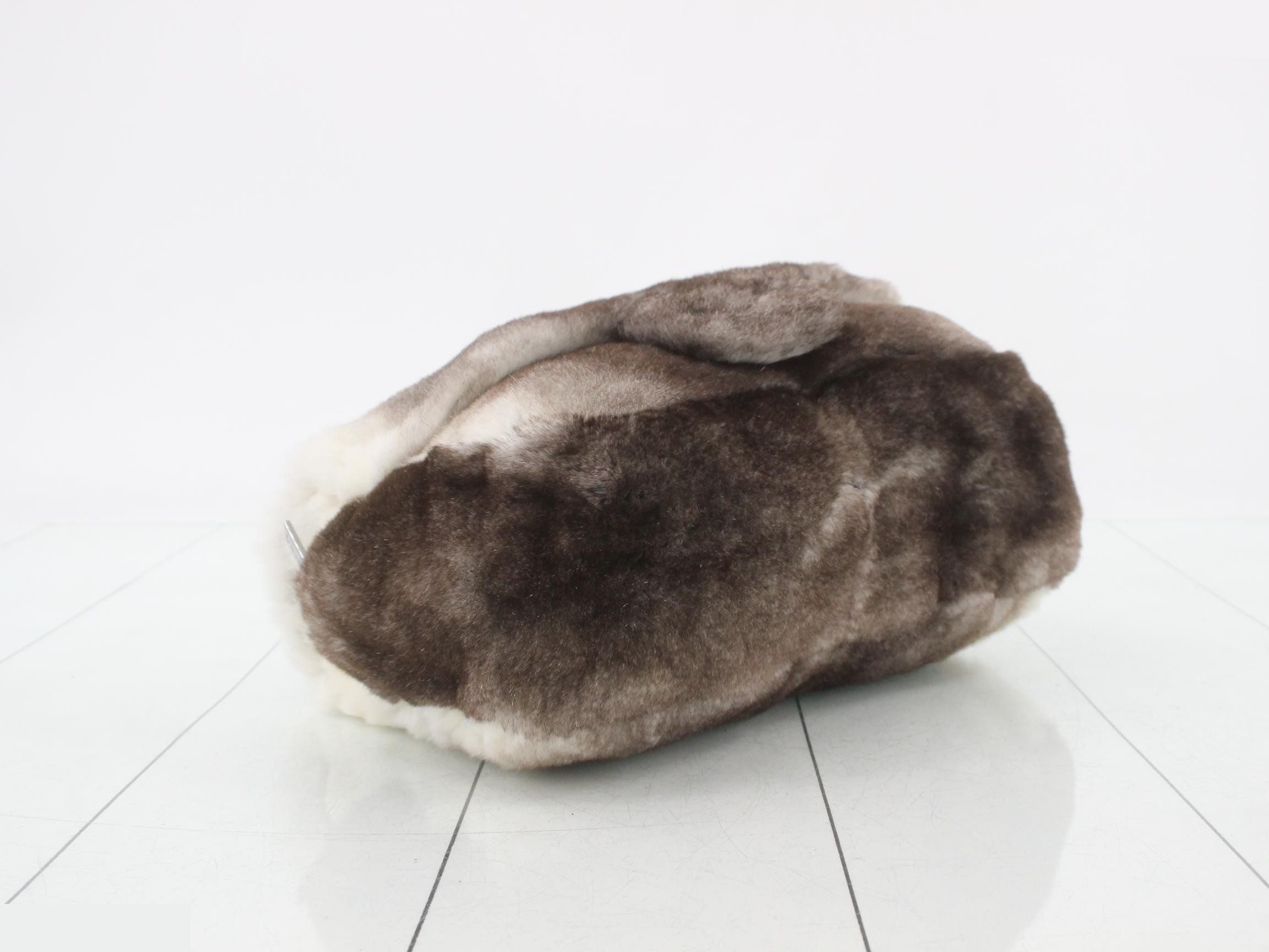 Coco Mark Shoulder Bag, Lapin, Gray — view 5