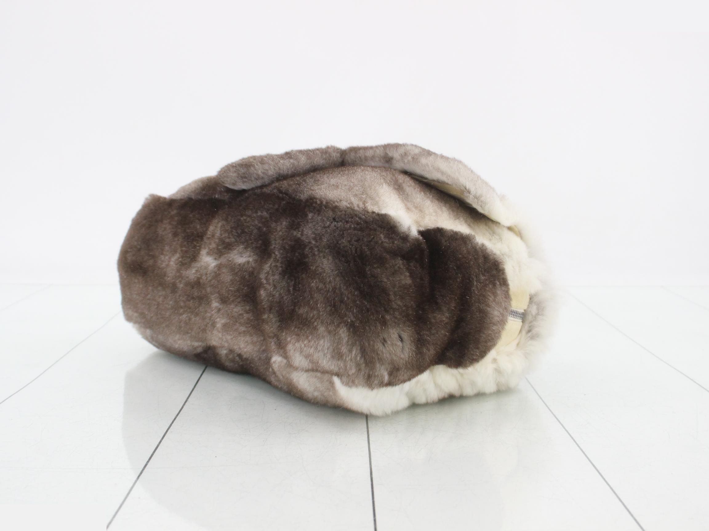 Coco Mark Shoulder Bag, Lapin, Gray — view 6