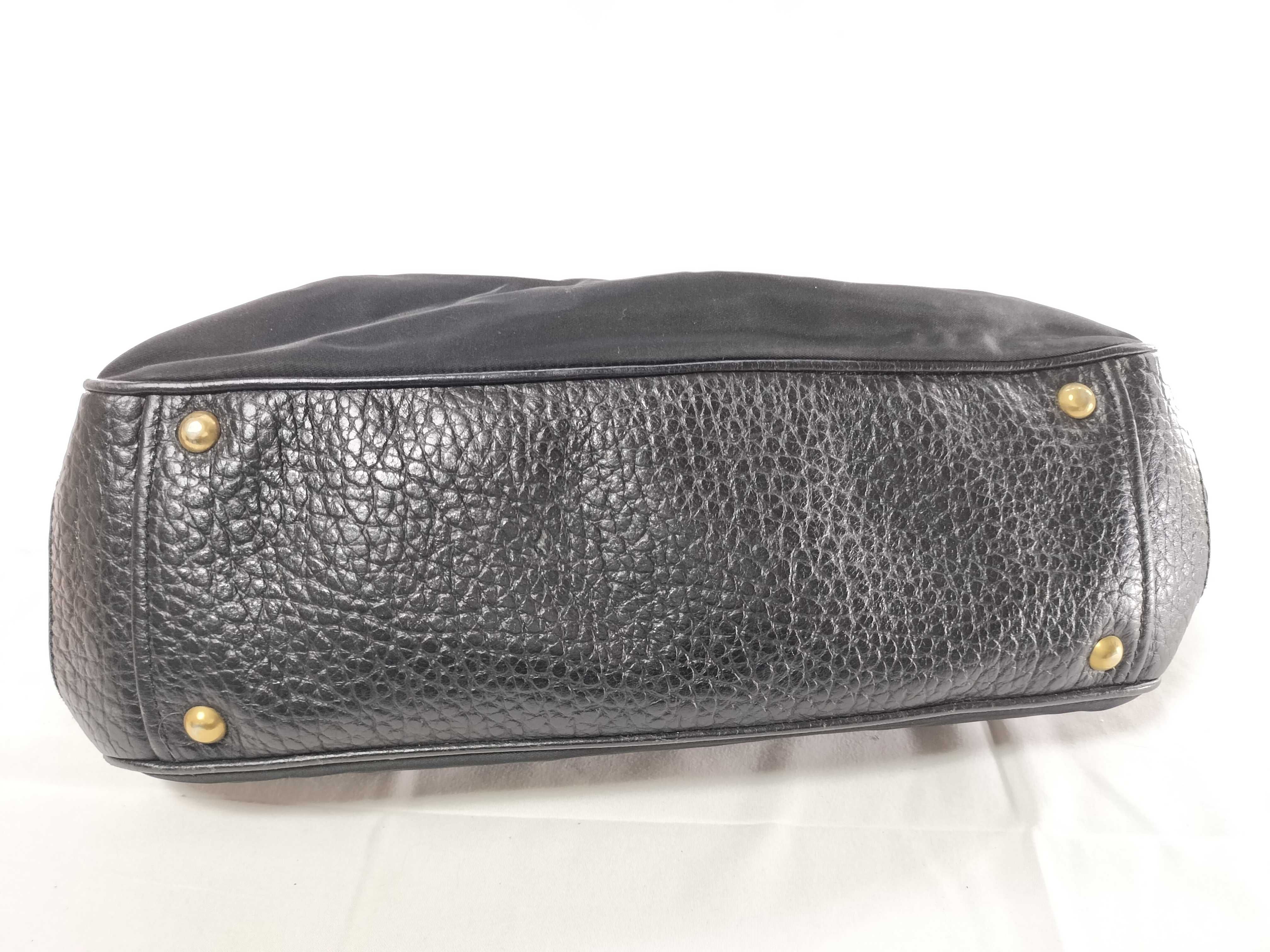 Leather x Nylon Tote Bag — view 8