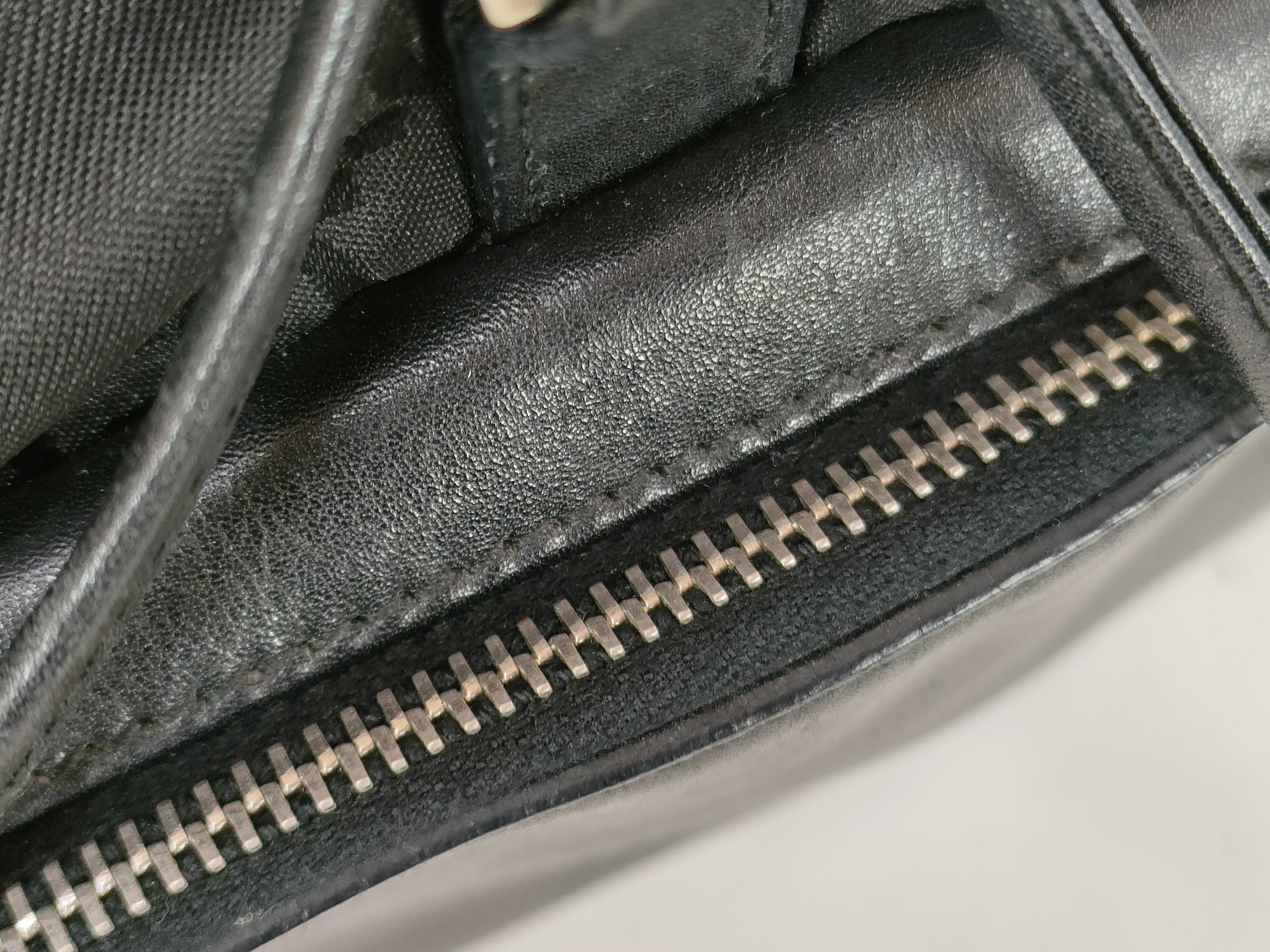 Jackie Backpack, GG pattern, Nylon and Leather, Black. — view 7