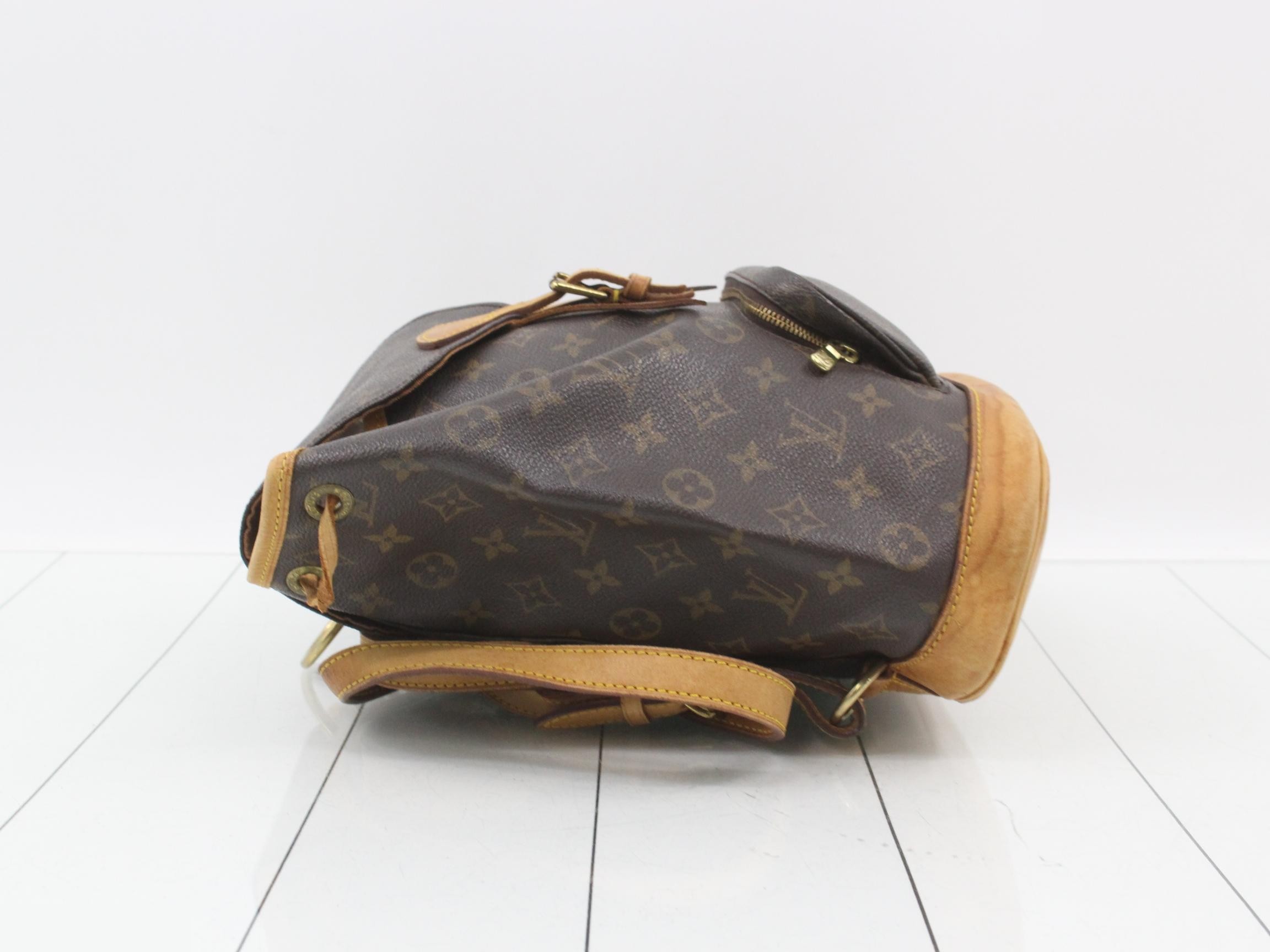 M51136 Montsouris MM Backpack, Monogram Brown — view 4