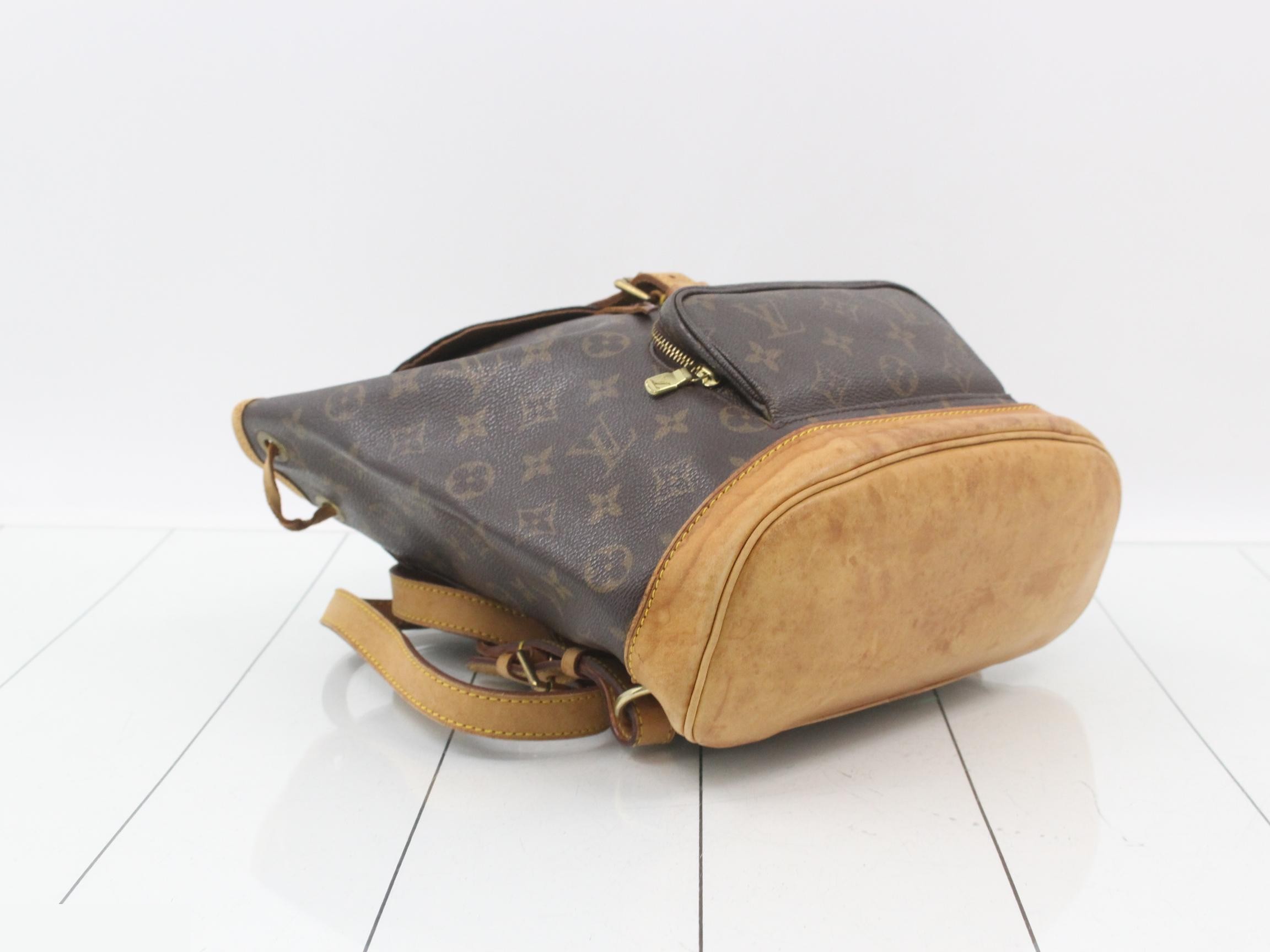 M51136 Montsouris MM Backpack, Monogram Brown — view 5