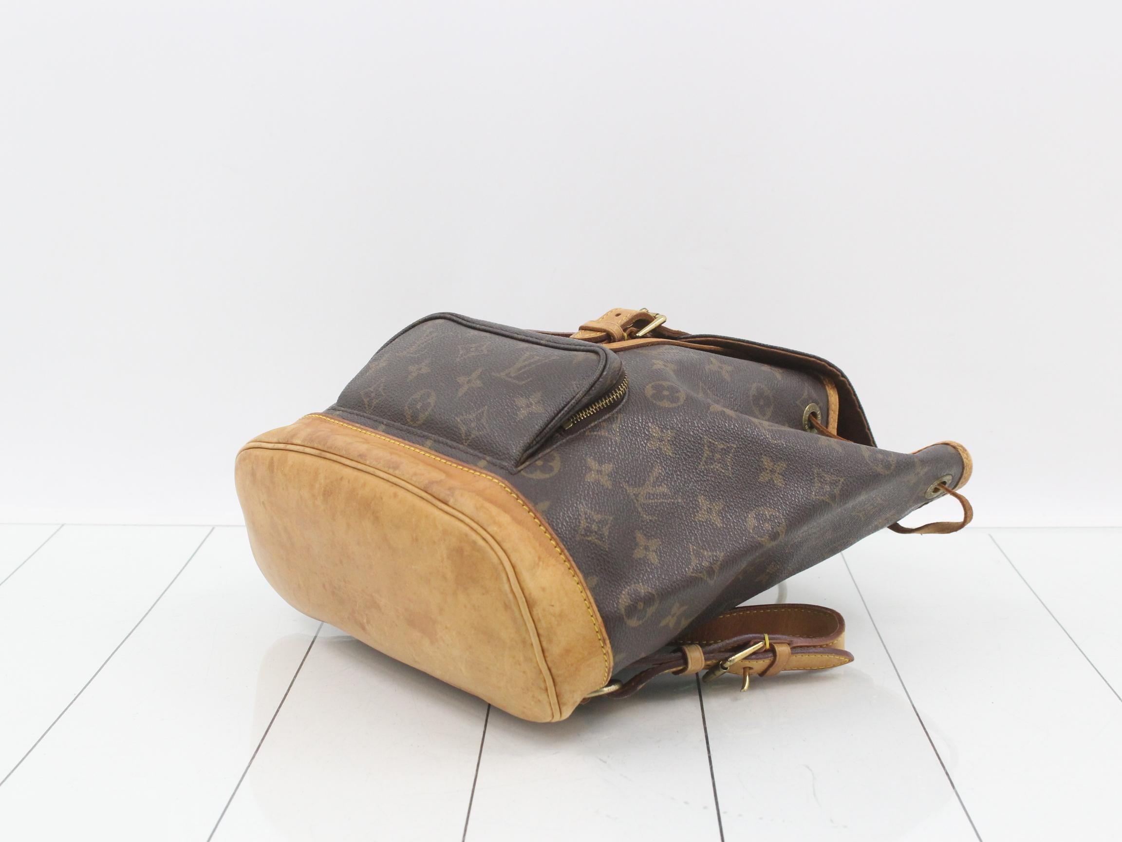 M51136 Montsouris MM Backpack, Monogram Brown — view 6
