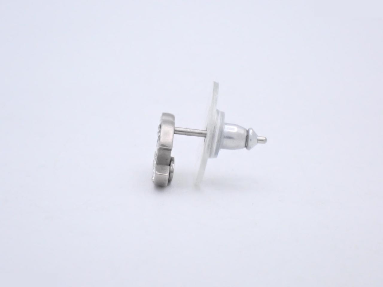 A12V Coco Mark Rhinestone Earring (Single Earring) — view 3