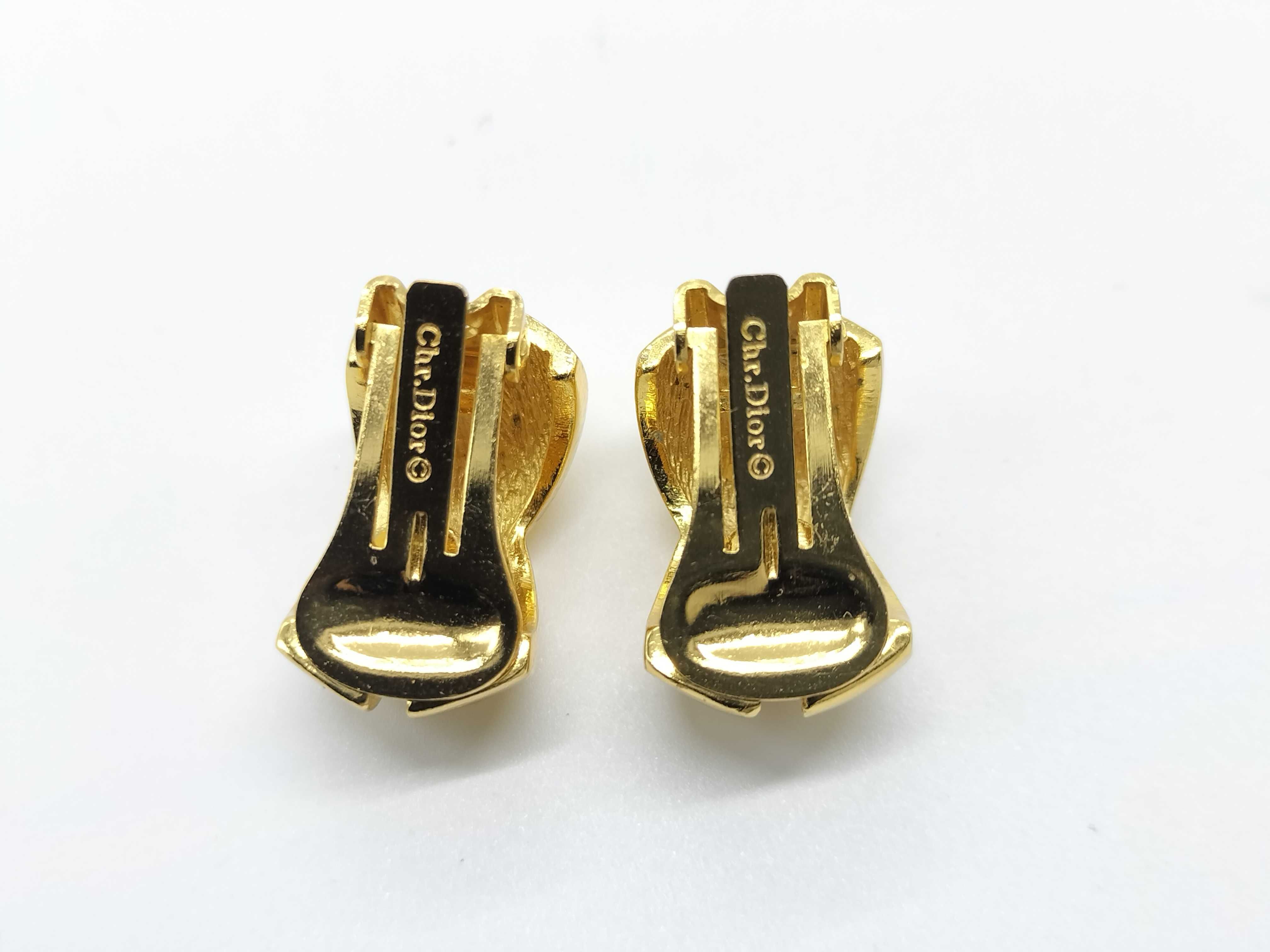 Christian gold cross design earrings — view 2