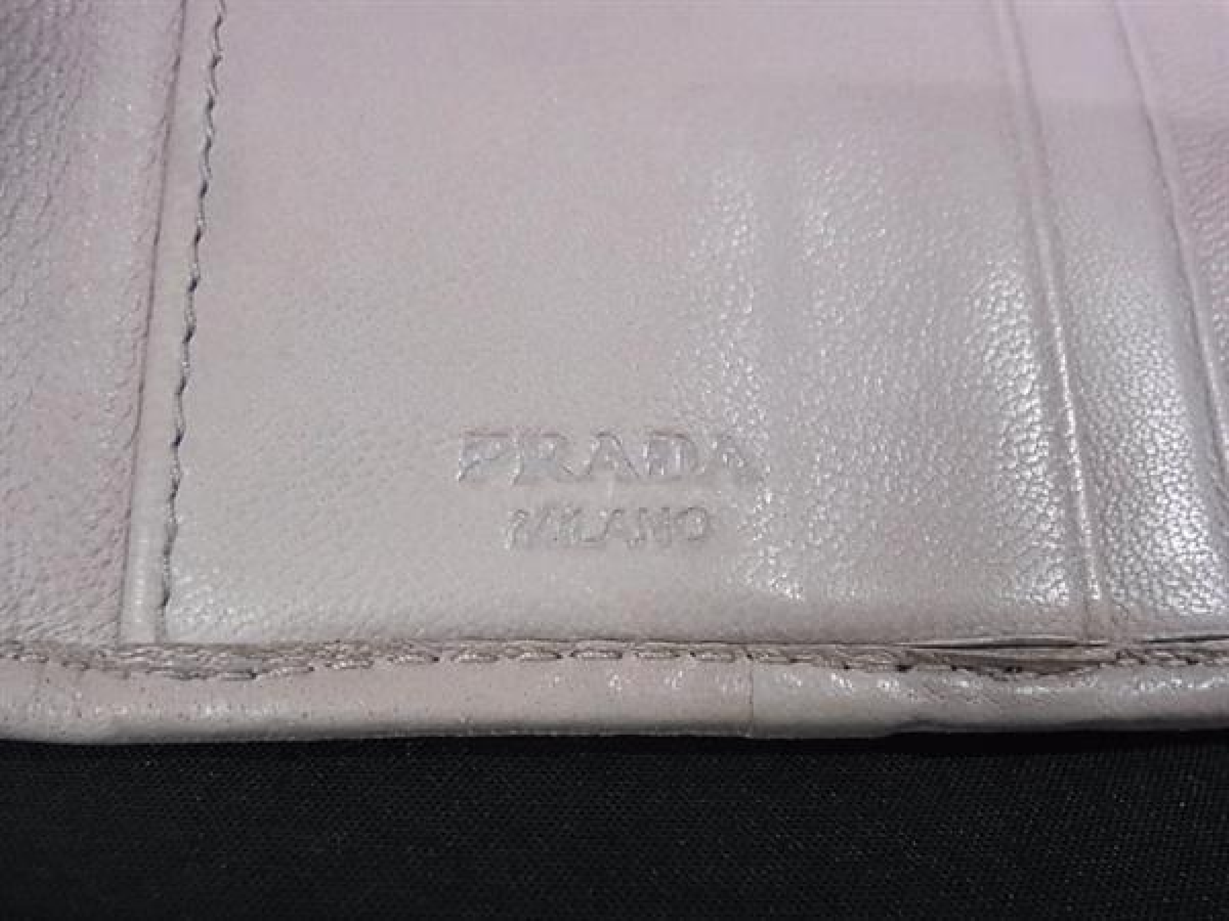 Leather Tri-fold Wallet, Billfold, Coin Purse, Card Slots, Women's, Beige, HB3761 — view 7