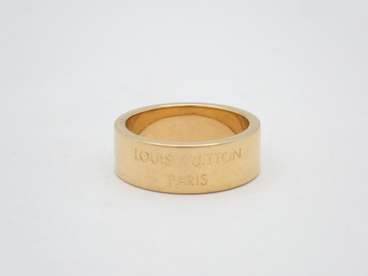 Logo LV Gold Ring Louis Vuitton #21.5 — view 2