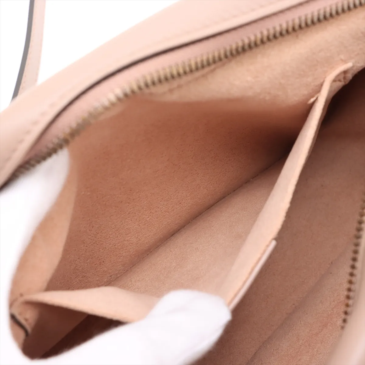 leather shoulder bag pink beige 447632 — view 7