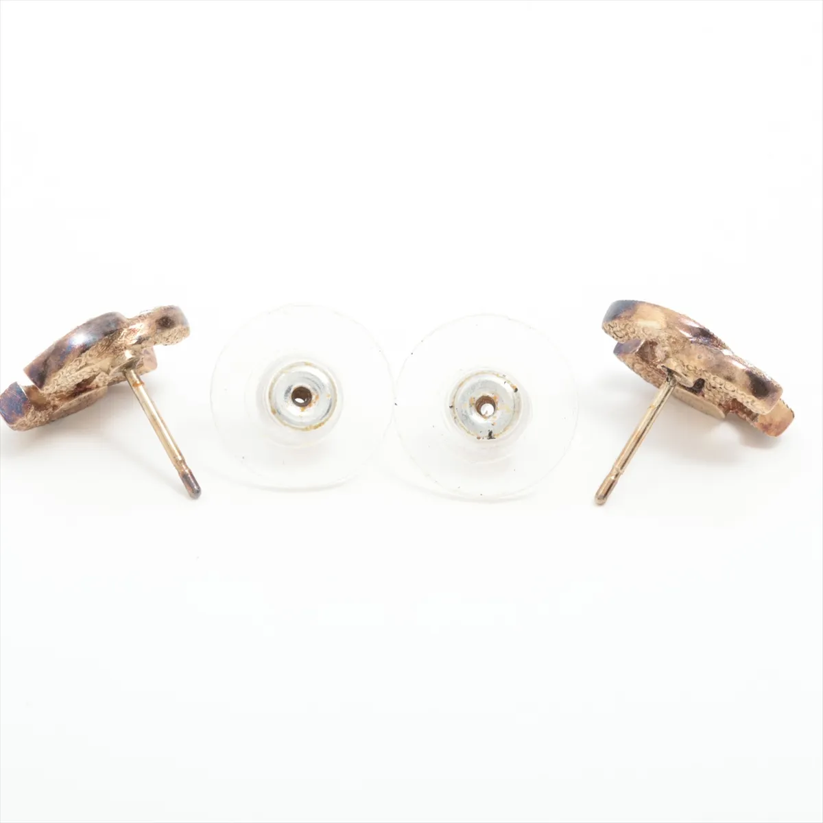 Cocomark C17V Earrings (for both ears) GP x Rhinestone Gold — view 4