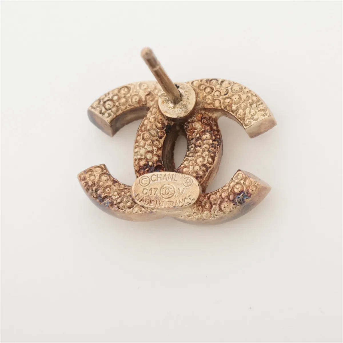 Cocomark C17V Earrings (for both ears) GP x Rhinestone Gold — view 5