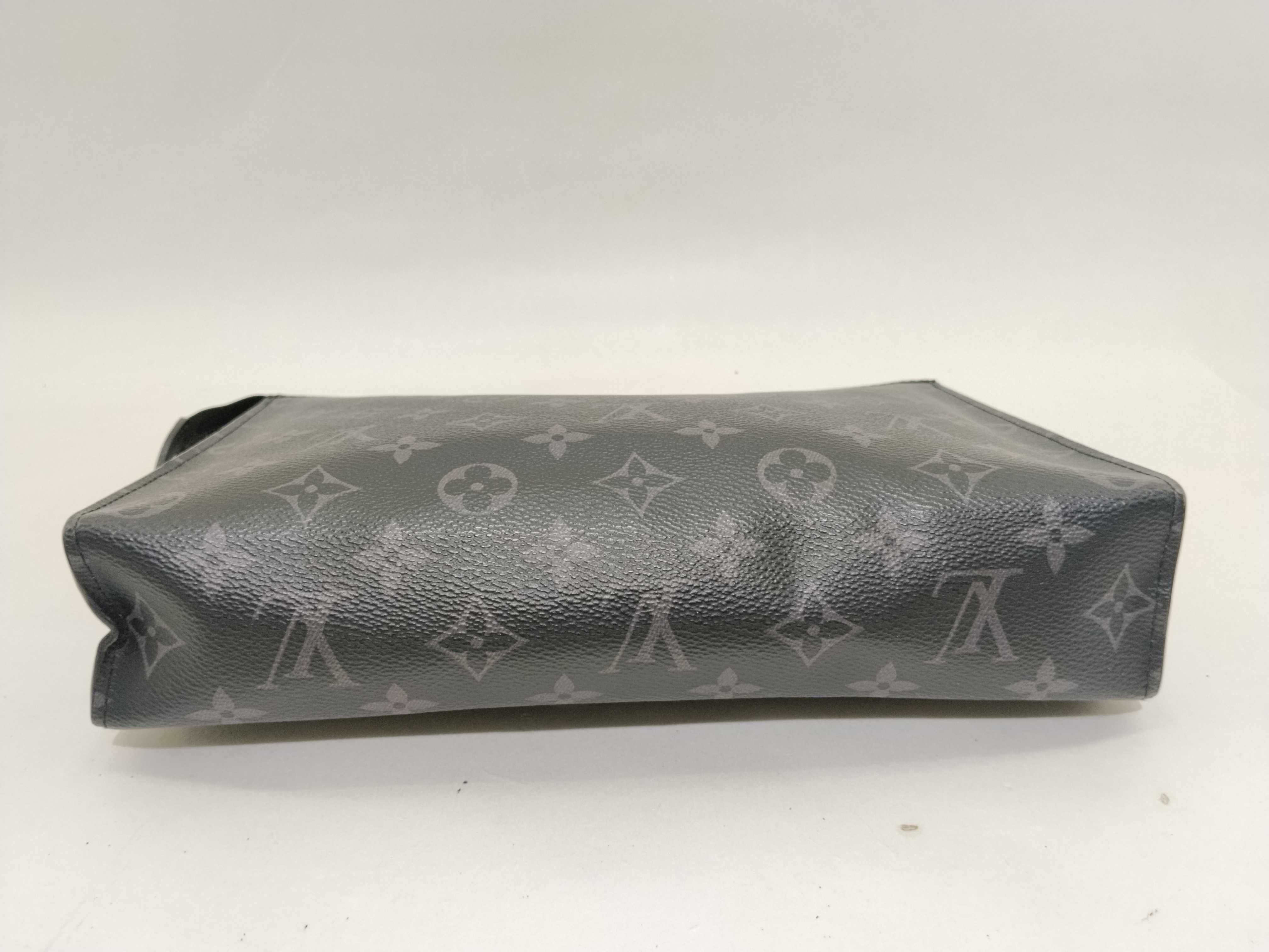 FR- Monogram Eclipse Pochette VOYAGE MM M61692 TA2250 Black Pouch — view 3