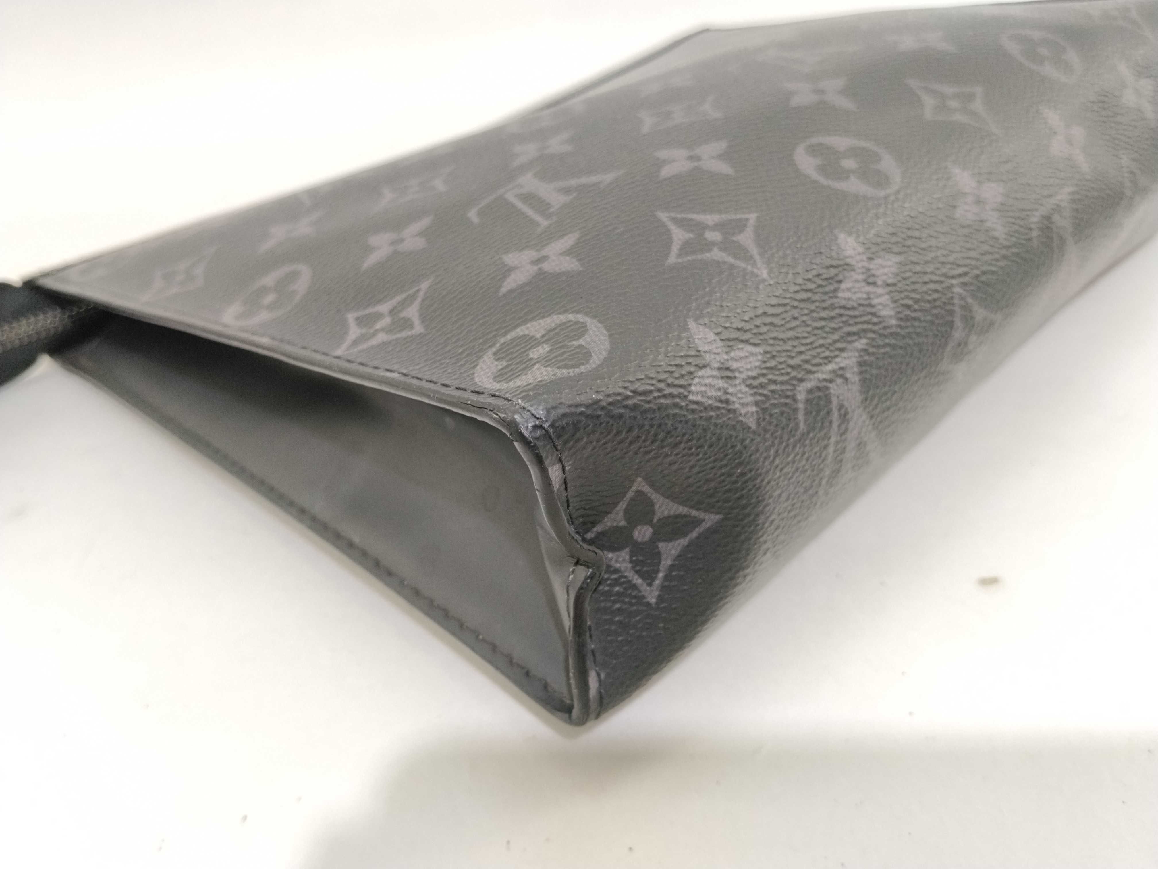 FR- Monogram Eclipse Pochette VOYAGE MM M61692 TA2250 Black Pouch — view 4