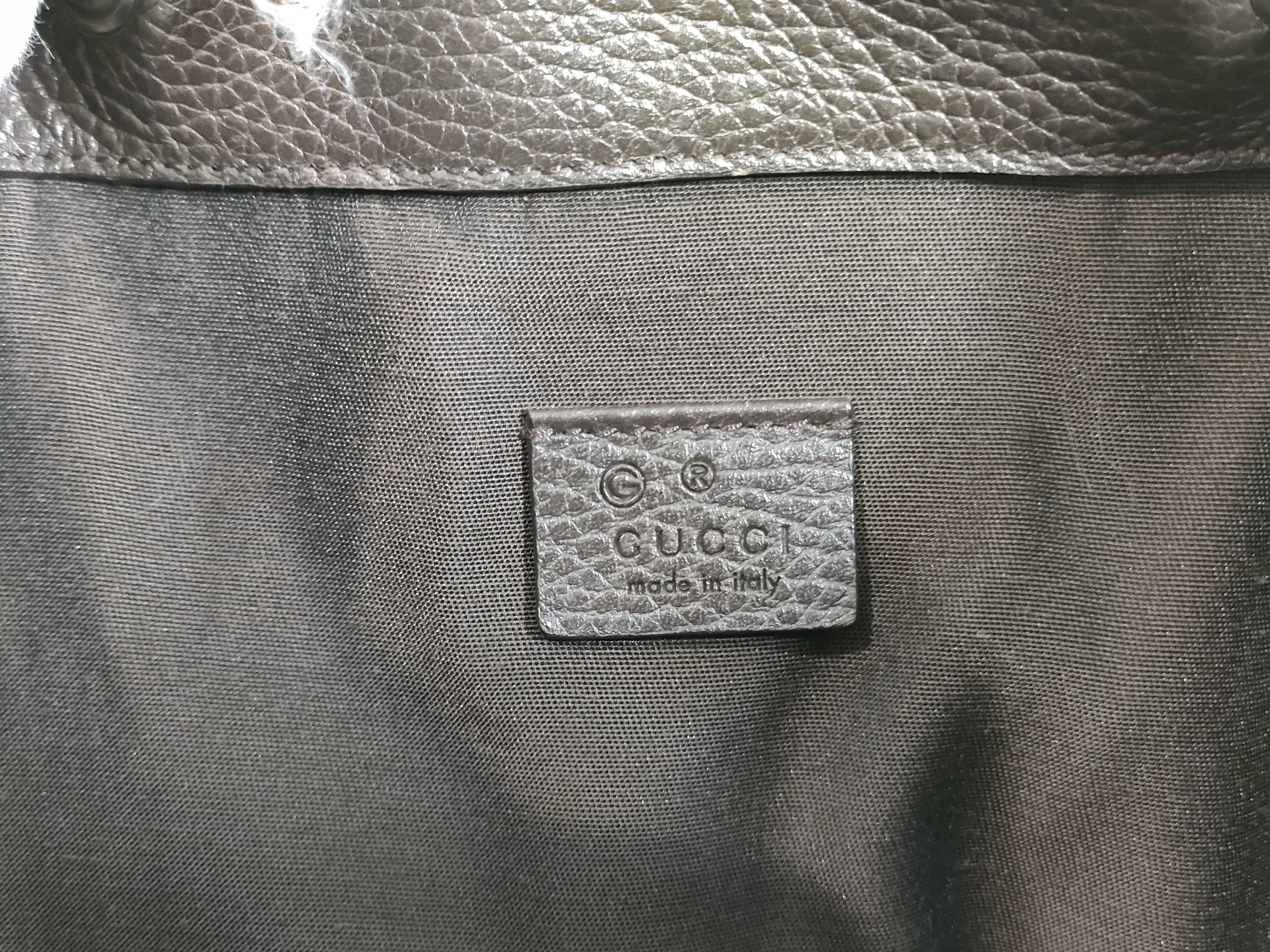 GG Canvas ID- GG canvas x Cow Skin Backpack Beige x brown 449175 outlets backpack — view 11