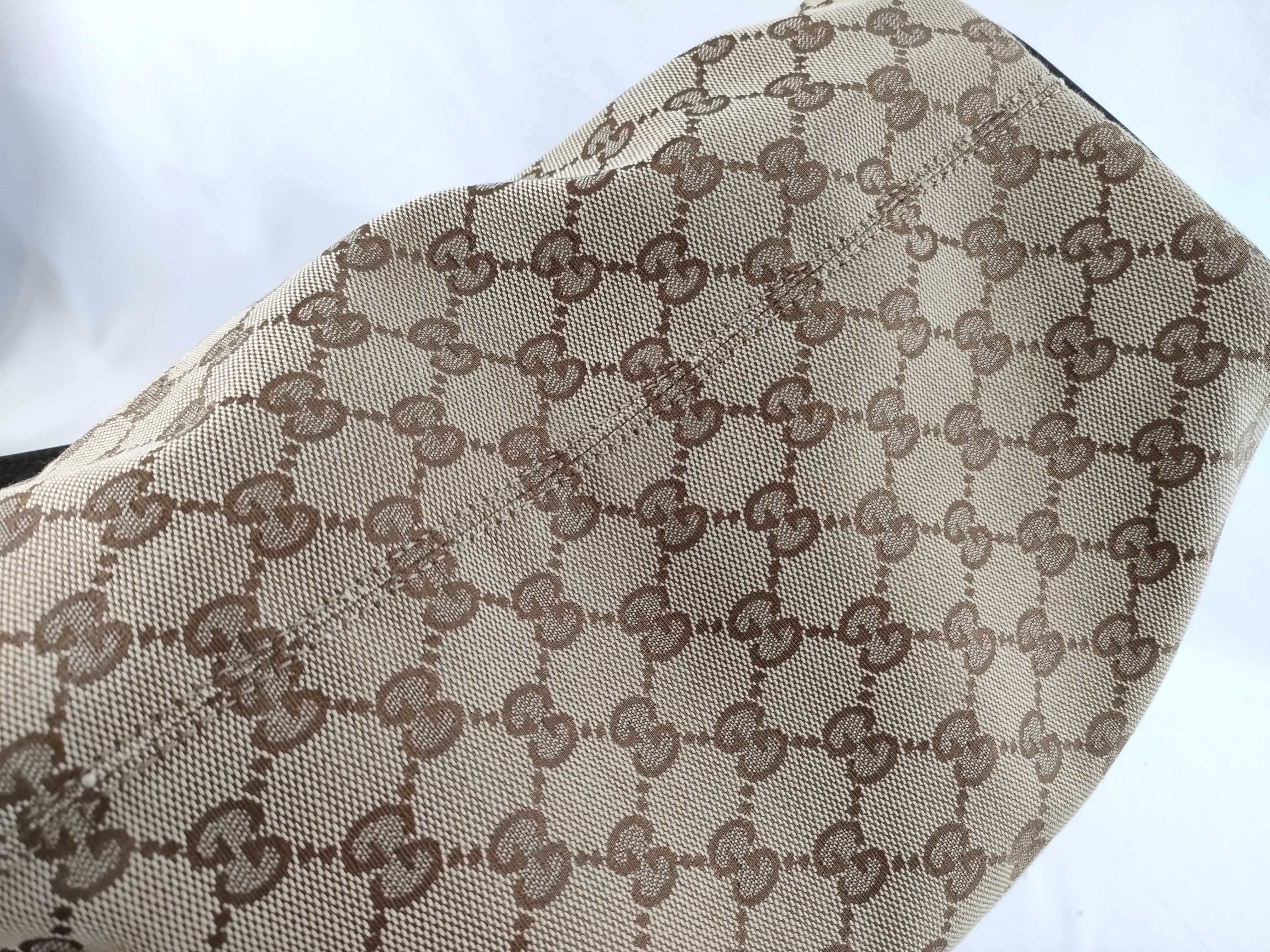 GG Canvas ID- GG canvas x Cow Skin Backpack Beige x brown 449175 outlets backpack — view 13