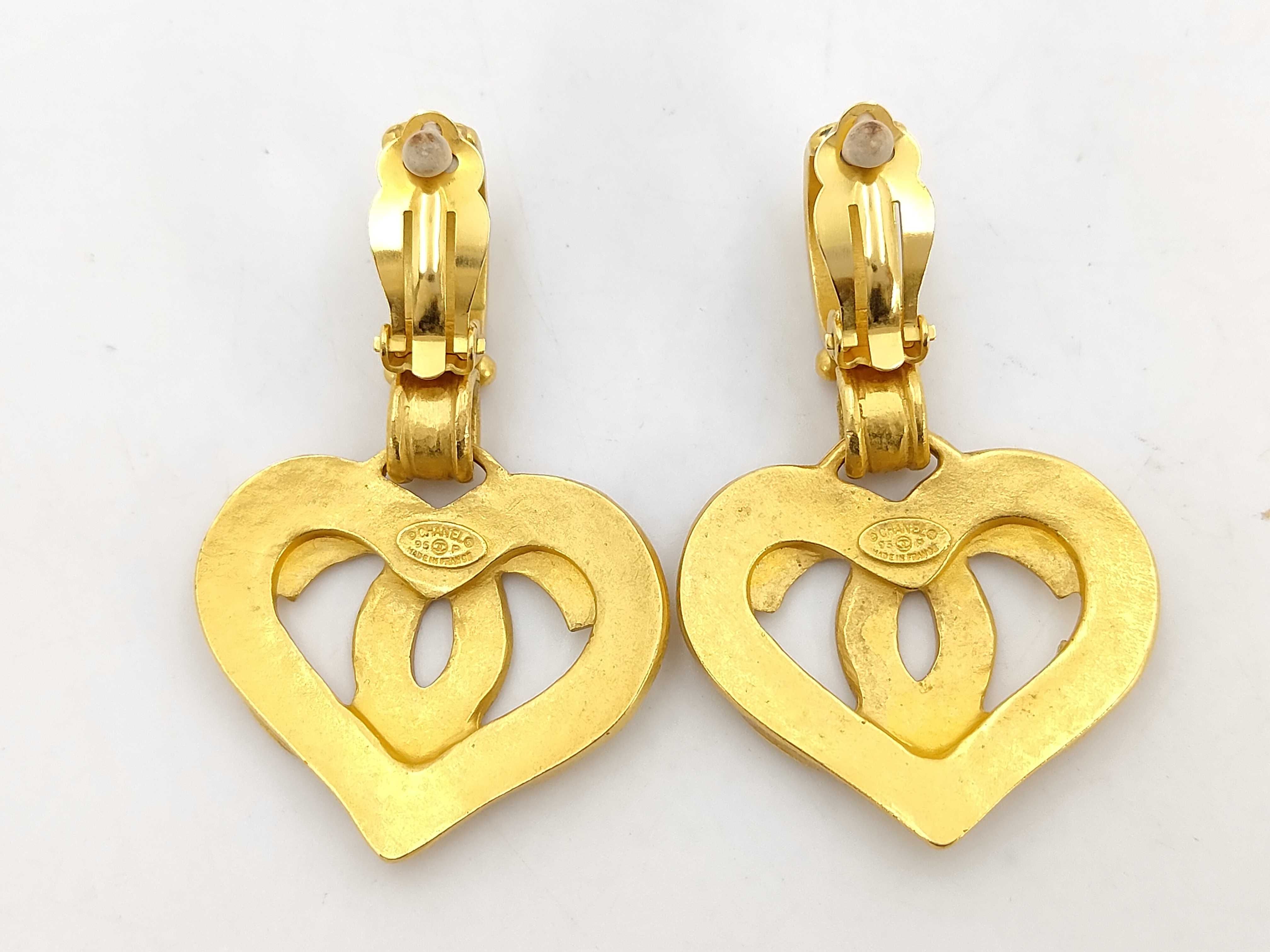 brand accessories, Chanel 95P earrings. — view 2